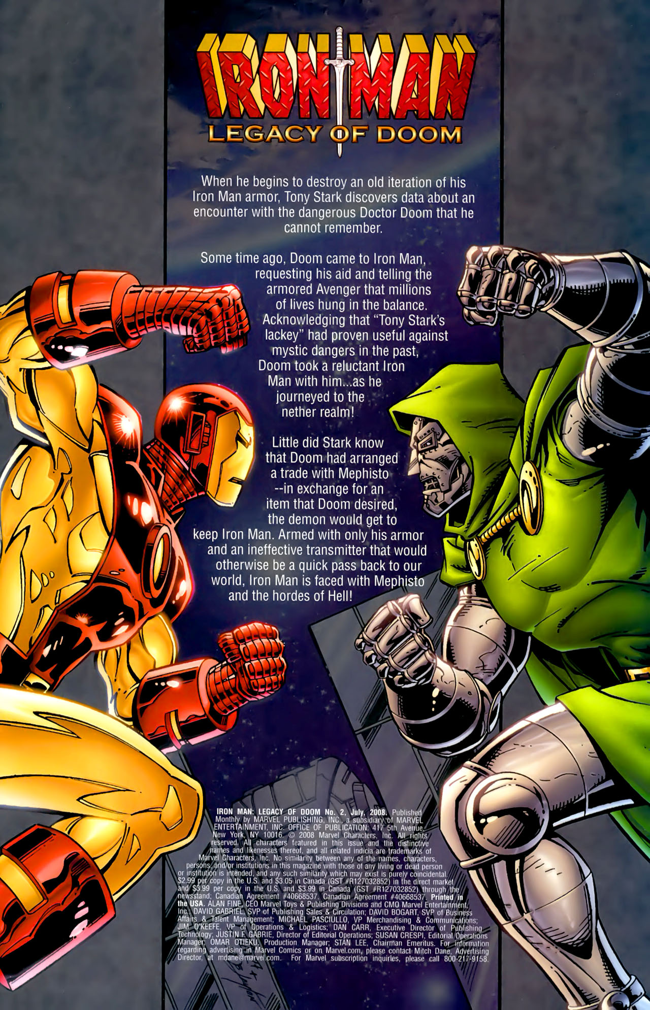 Read online Iron Man: Legacy of Doom comic -  Issue #2 - 2