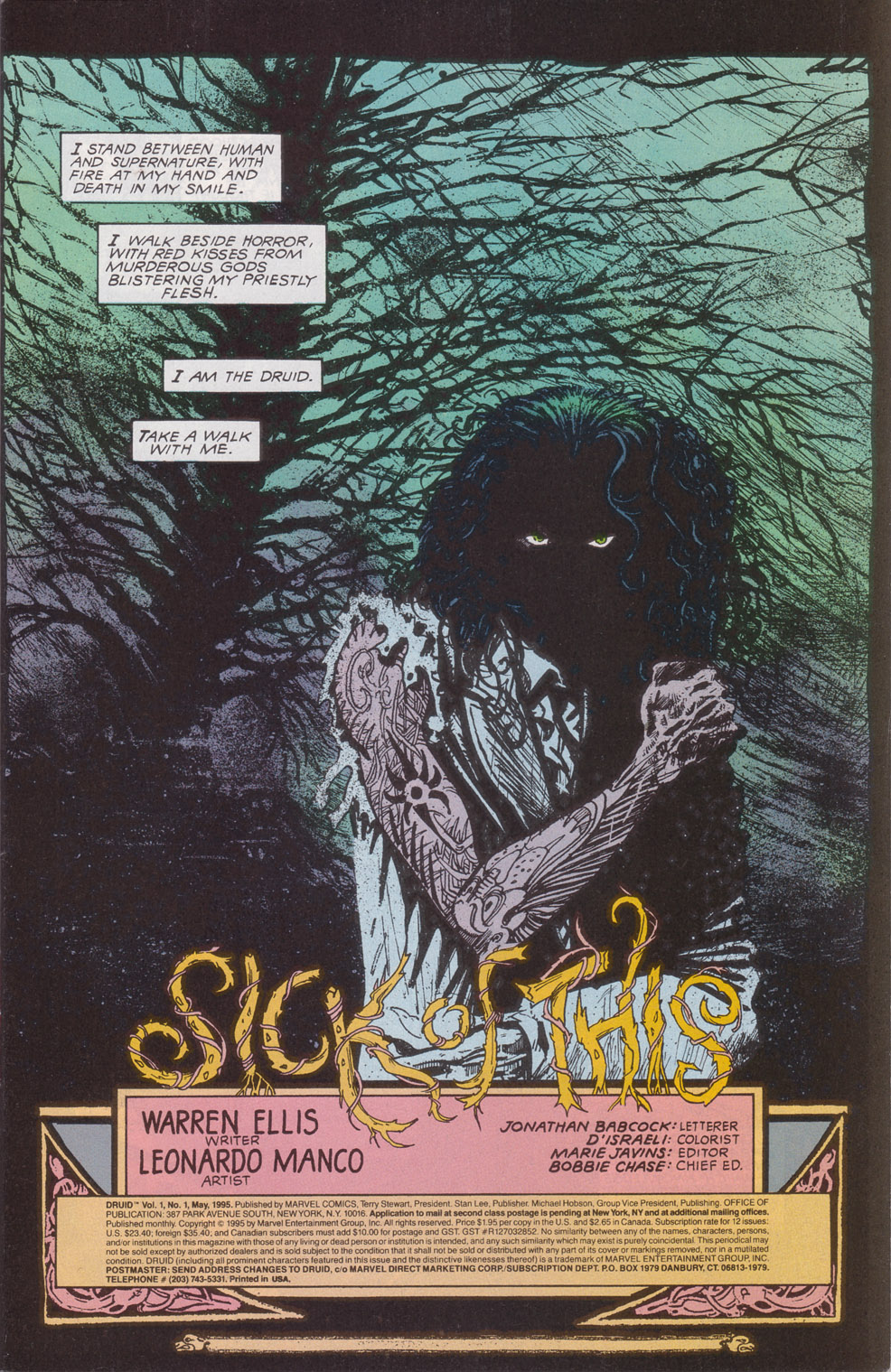 Read online Druid comic -  Issue #1 - 2