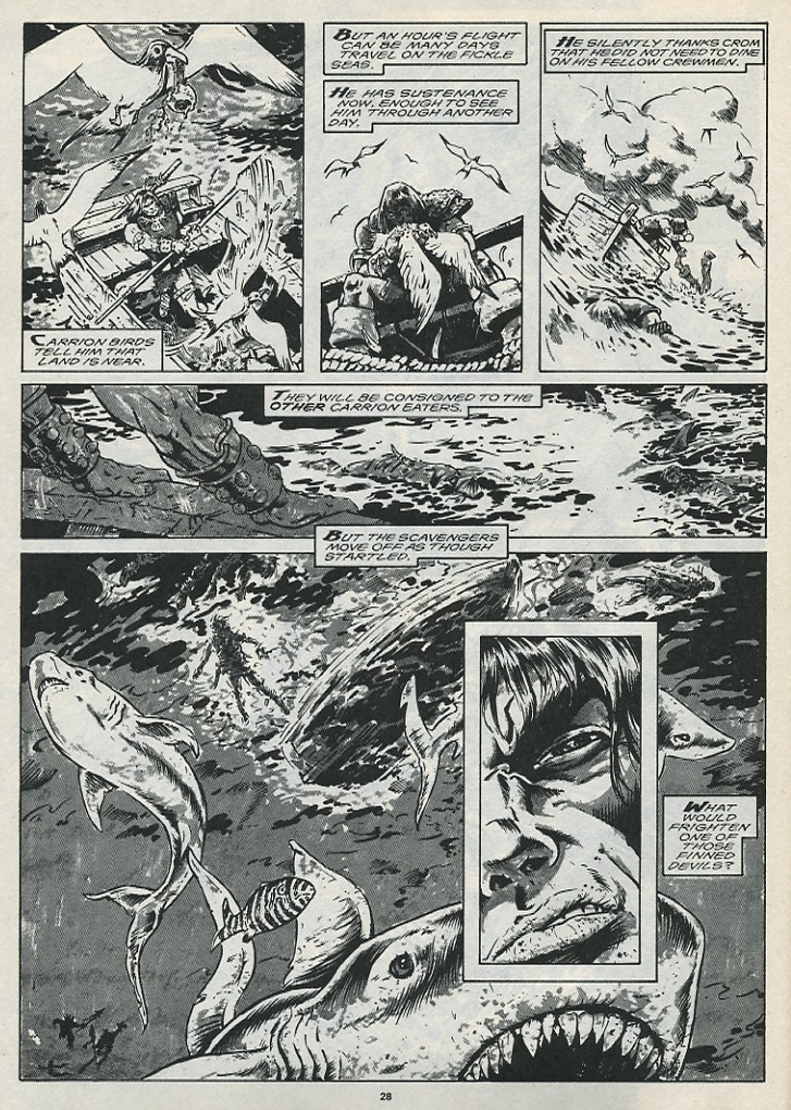 Read online The Savage Sword Of Conan comic -  Issue #176 - 30