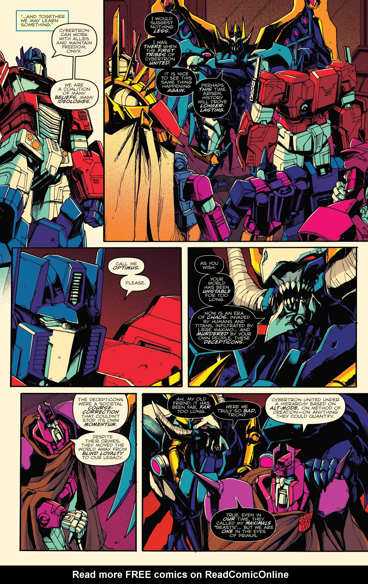 Read online Optimus Prime comic -  Issue #16 - 16