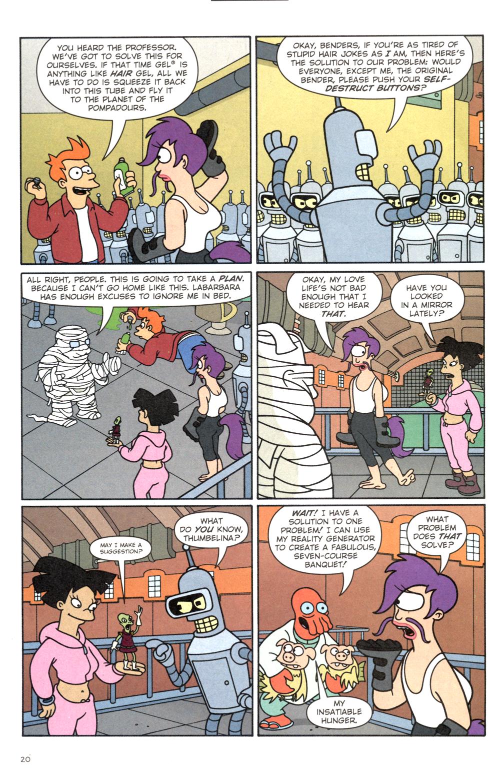 Read online Futurama Comics comic -  Issue #14 - 21