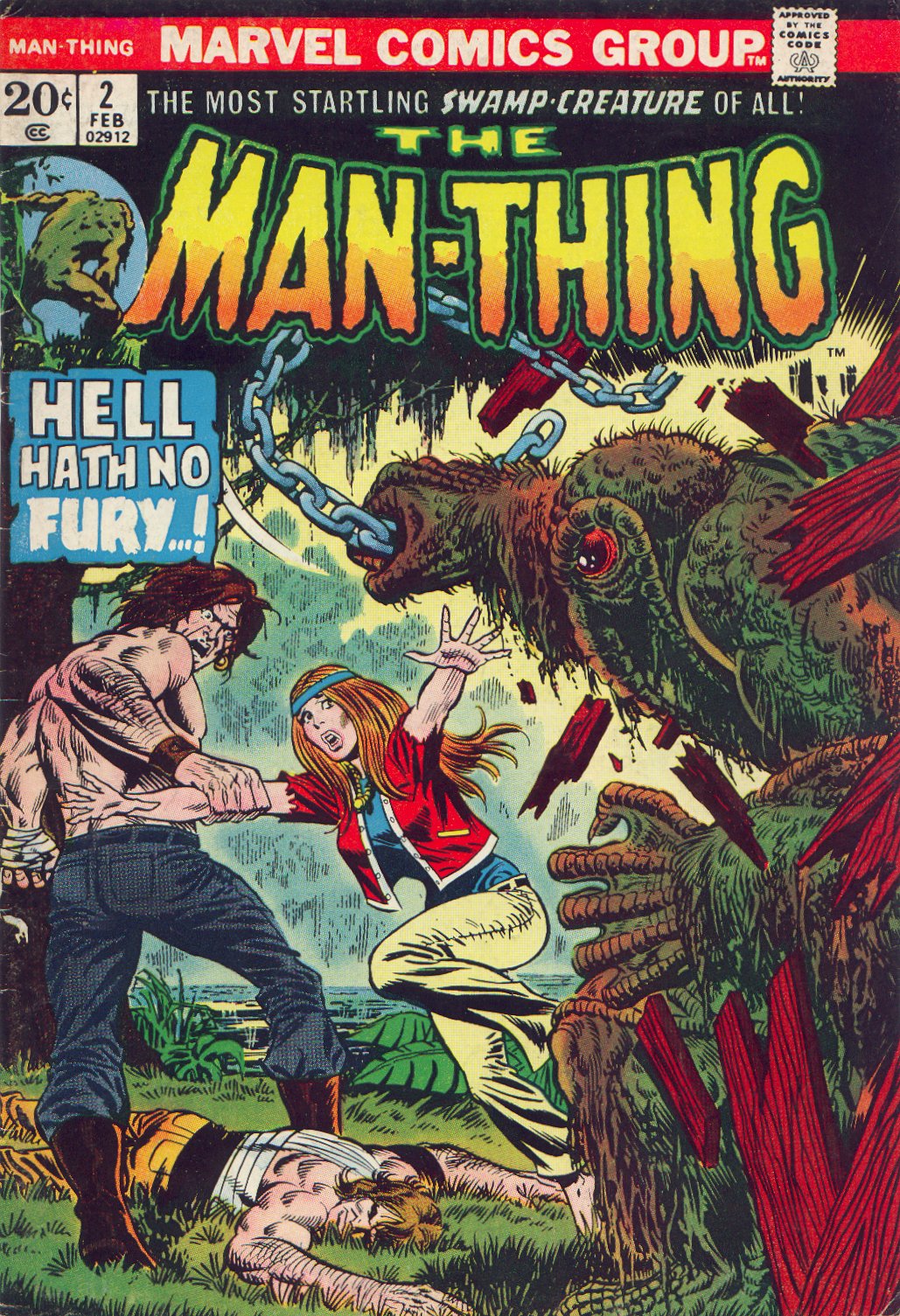 Read online Man-Thing (1974) comic -  Issue #2 - 1
