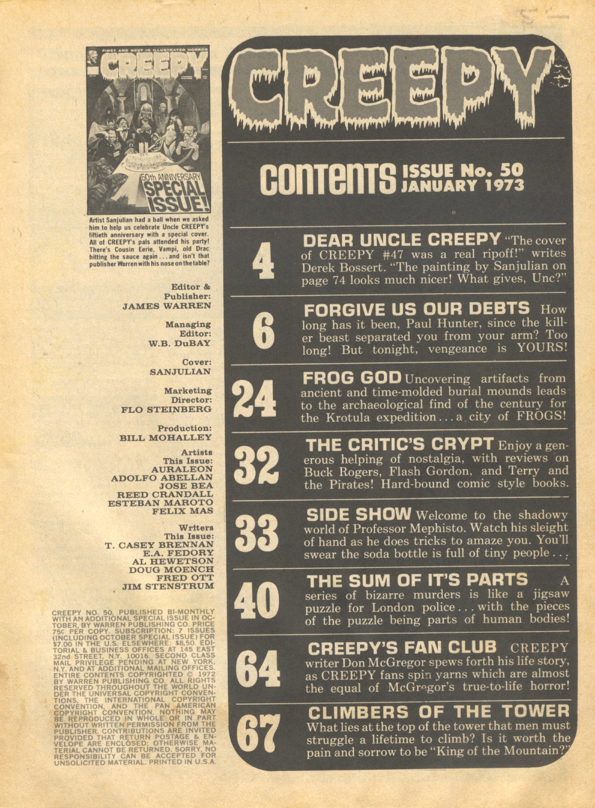 Creepy (1964) Issue #50 #50 - English 3