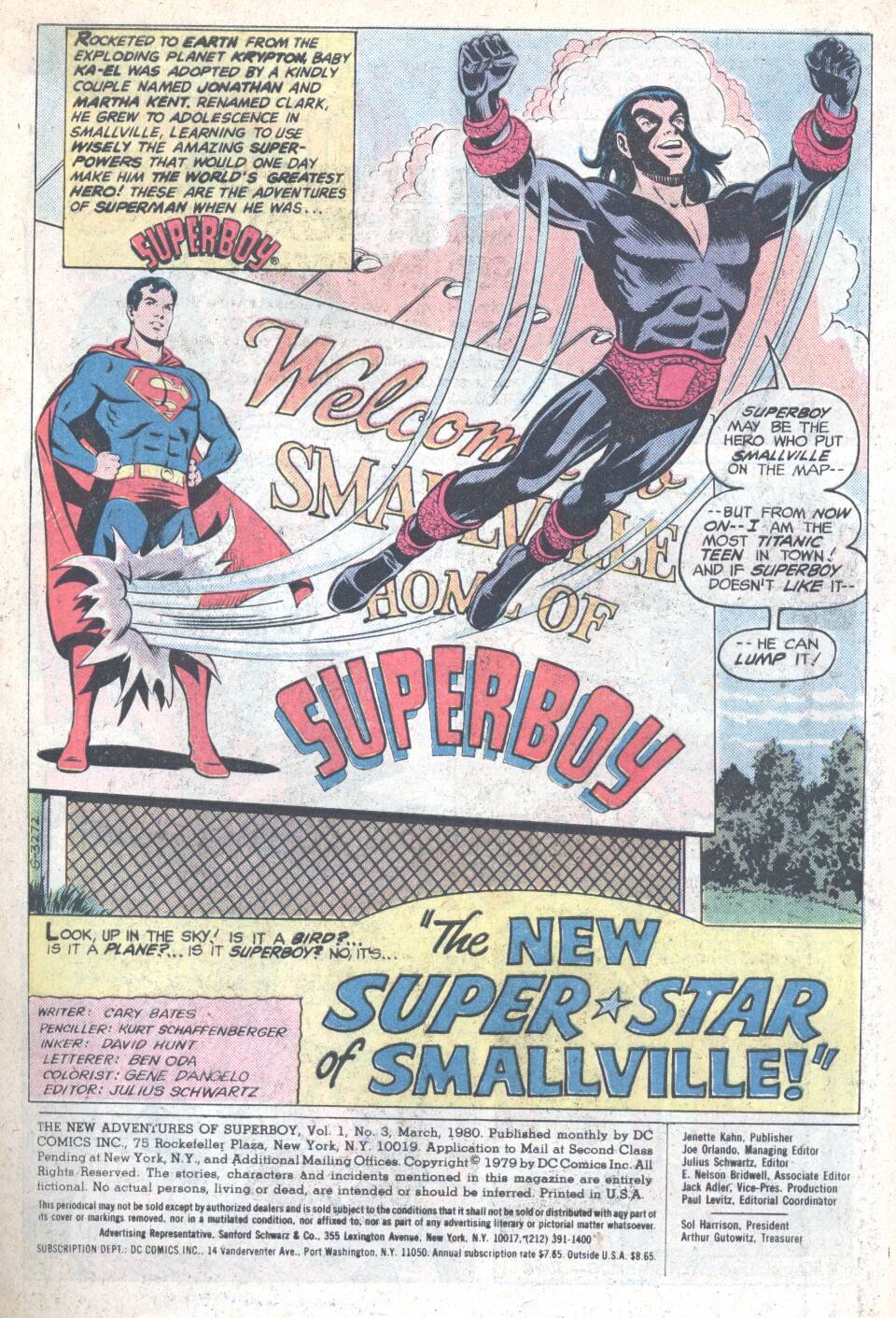 The New Adventures of Superboy 3 Page 1