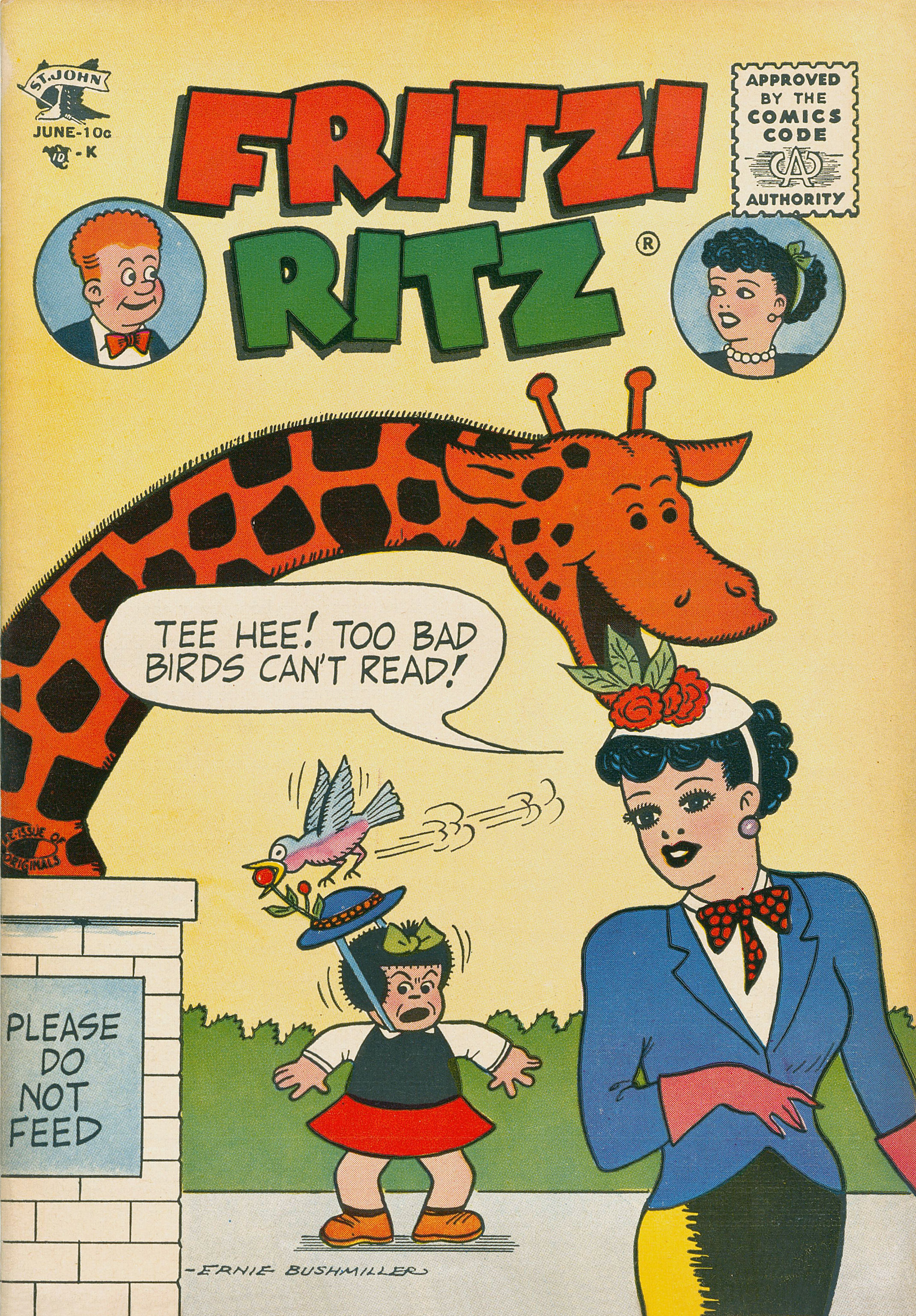 Read online Fritzi Ritz (1953) comic -  Issue #54 - 1
