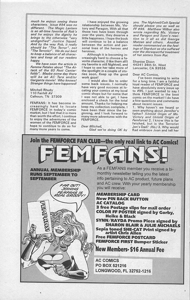 Read online Femforce comic -  Issue #97 - 30