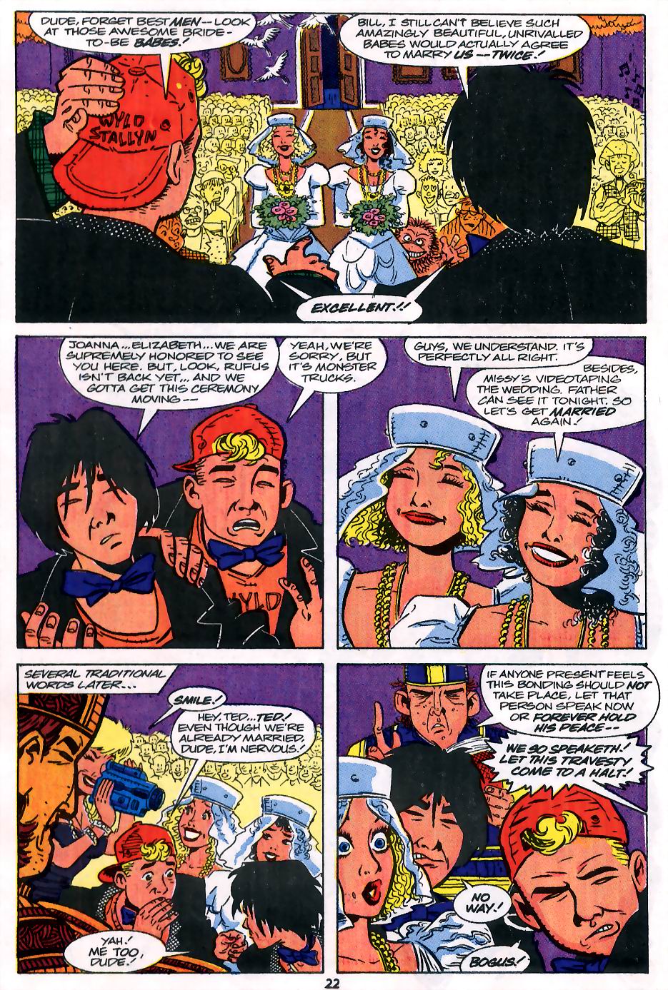 Read online Bill & Ted's Excellent Comic Book comic -  Issue #1 - 17