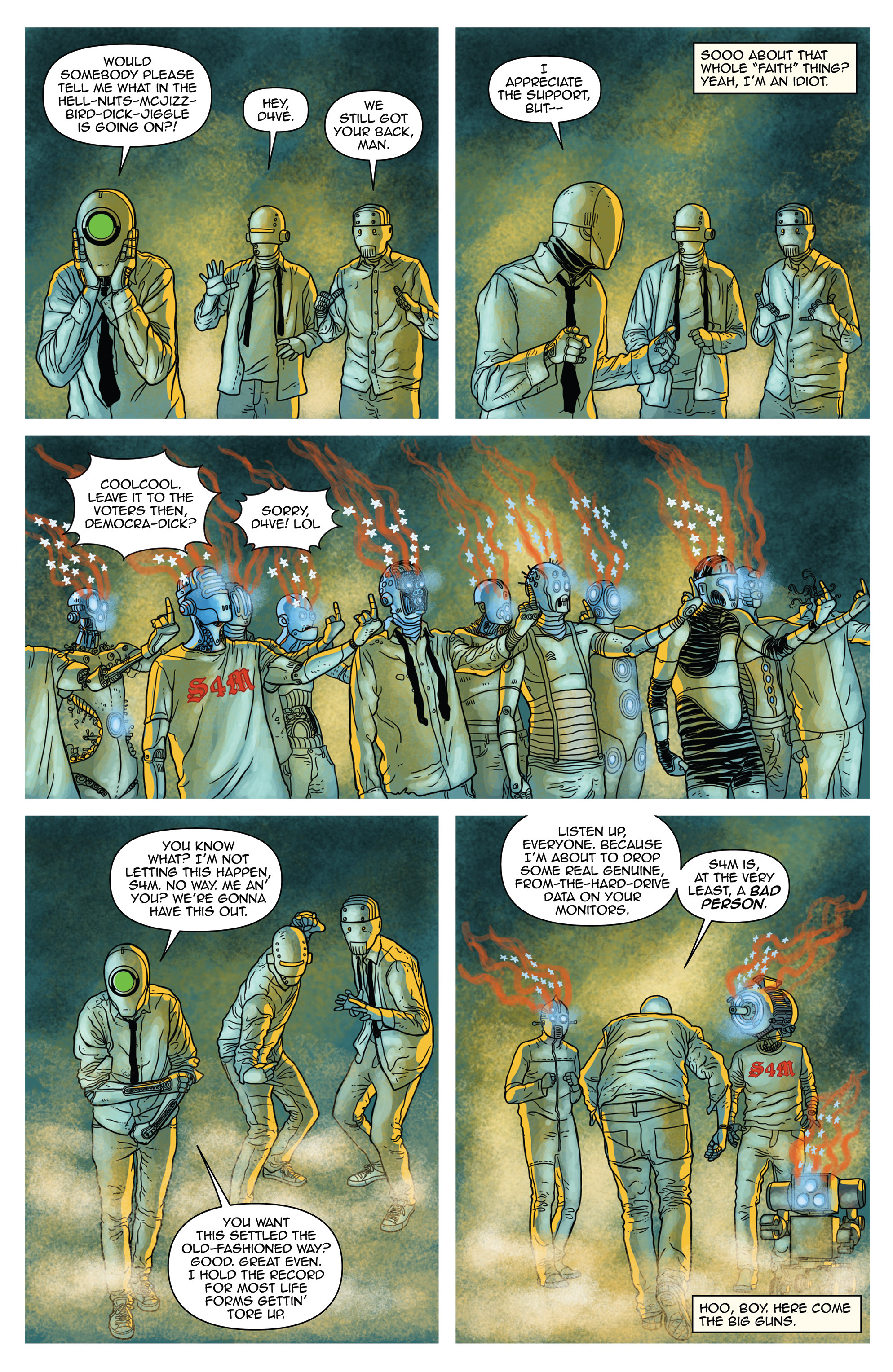 Read online D4VEocracy comic -  Issue #3 - 8