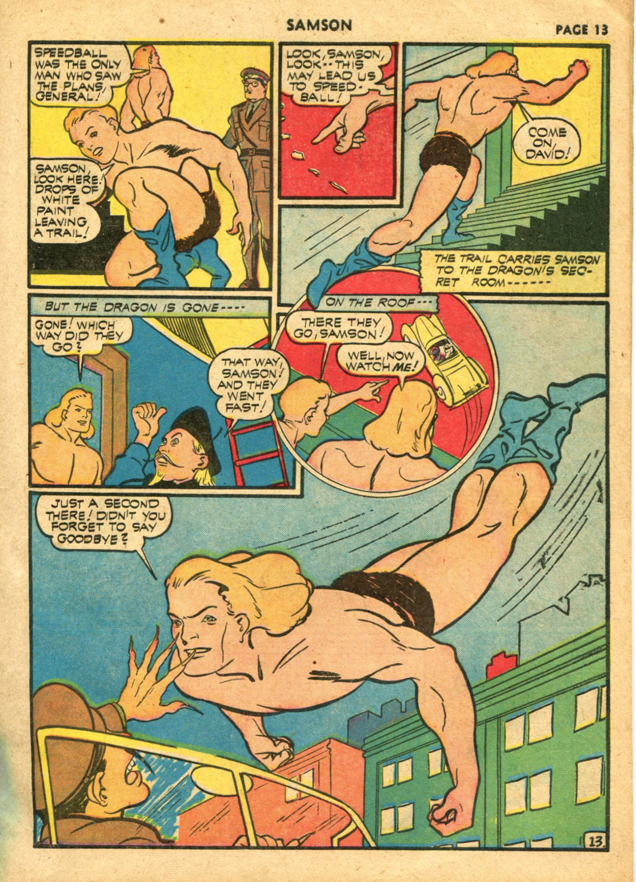 Read online Samson (1940) comic -  Issue #6 - 15