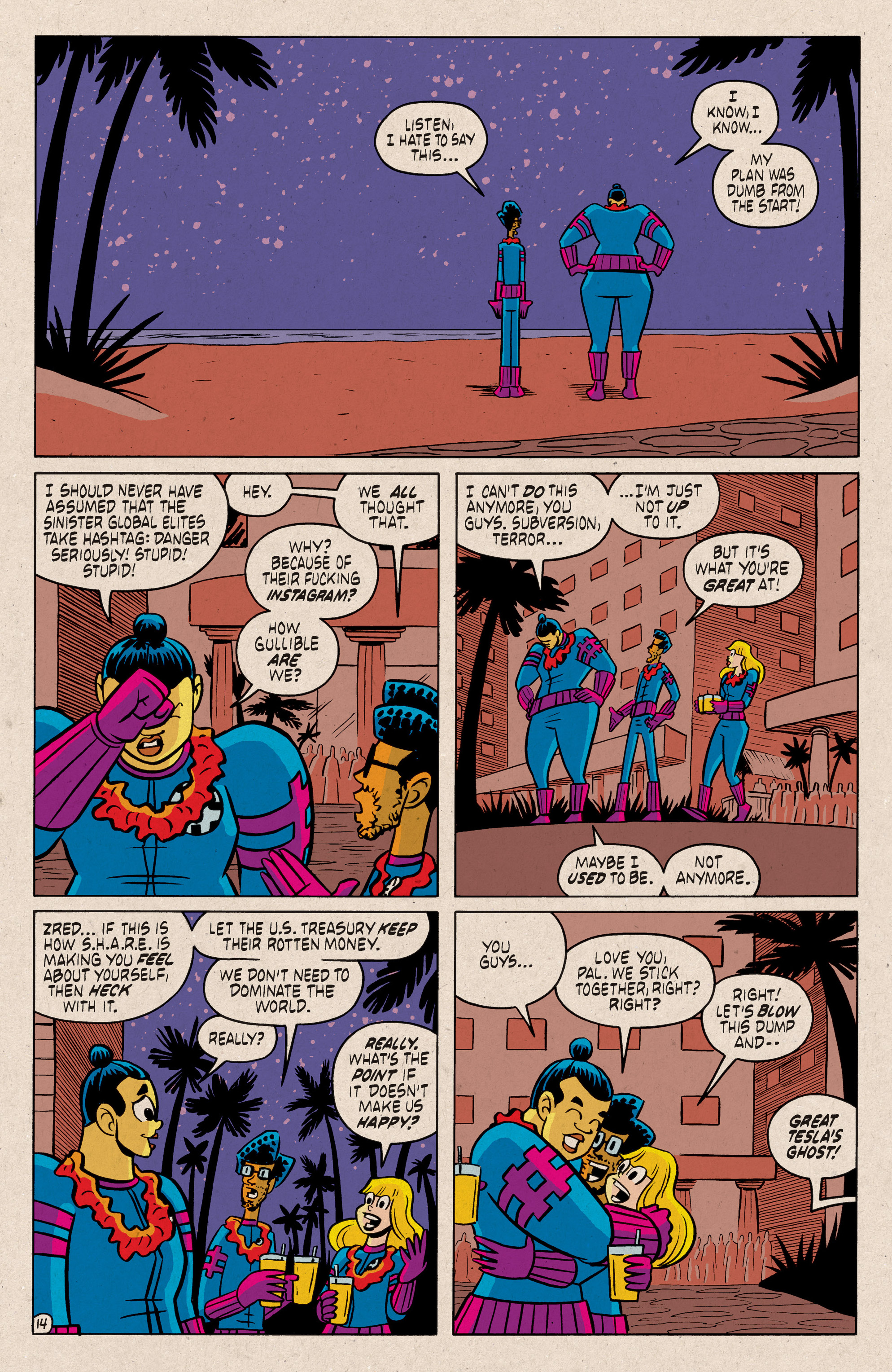 Read online Hashtag Danger comic -  Issue #4 - 16