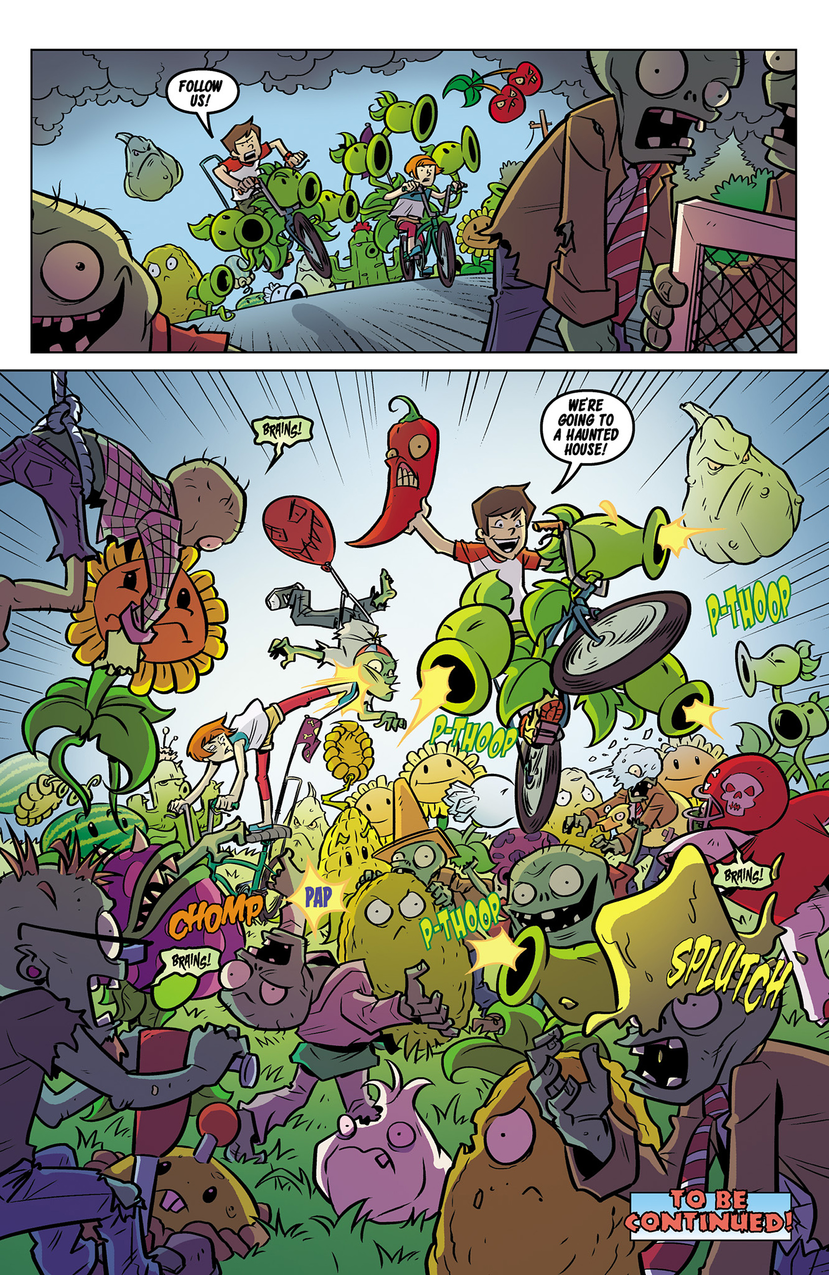 Read online Plants vs. Zombies: Lawnmageddon comic -  Issue #4 - 14