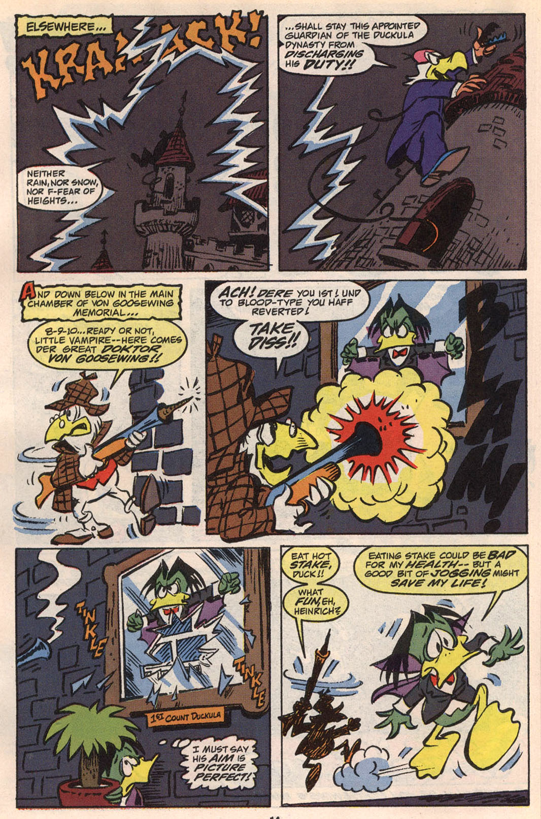 Read online Count Duckula comic -  Issue #15 - 16