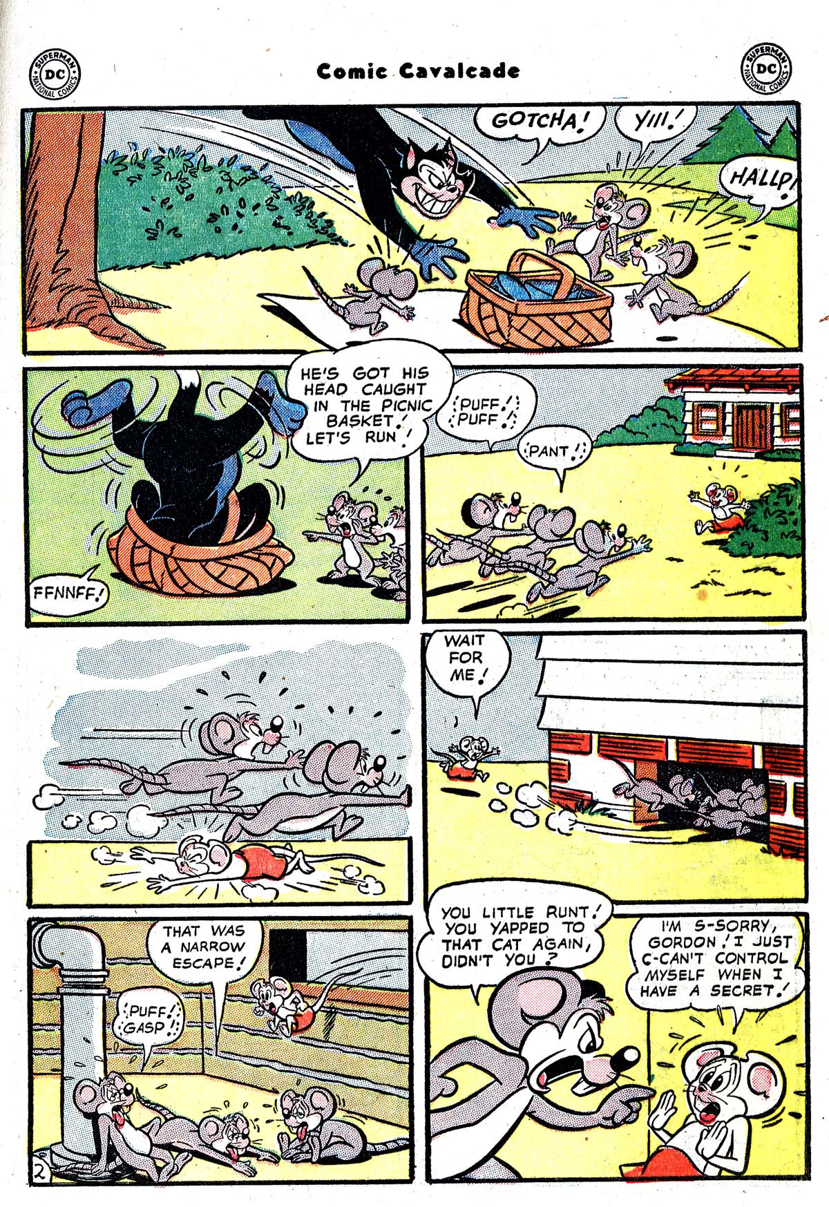 Read online Comic Cavalcade comic -  Issue #58 - 57