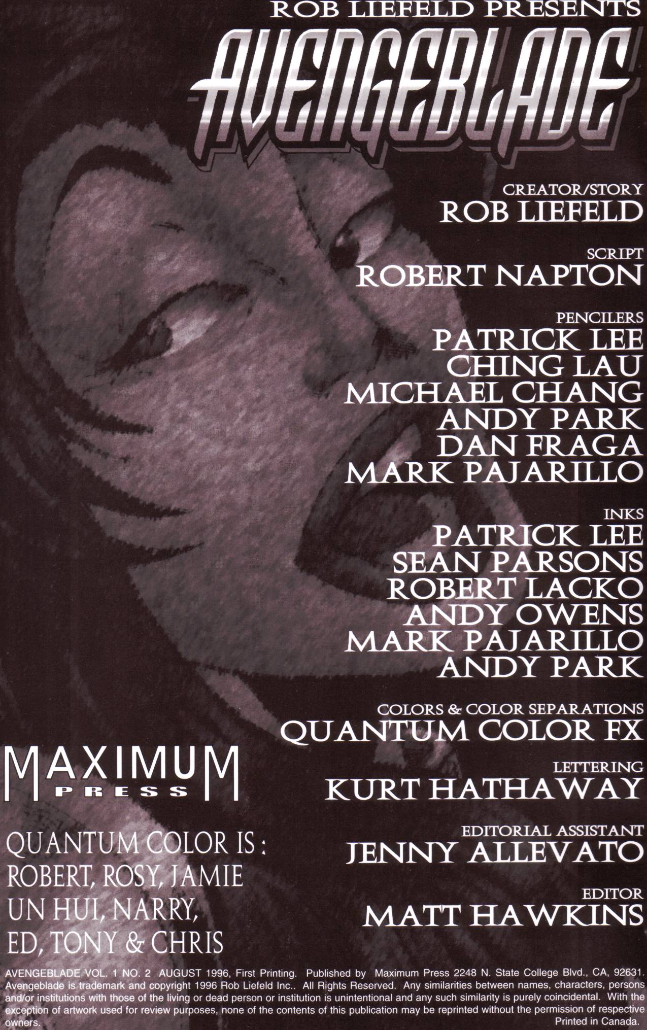 Read online Avengeblade comic -  Issue #2 - 2