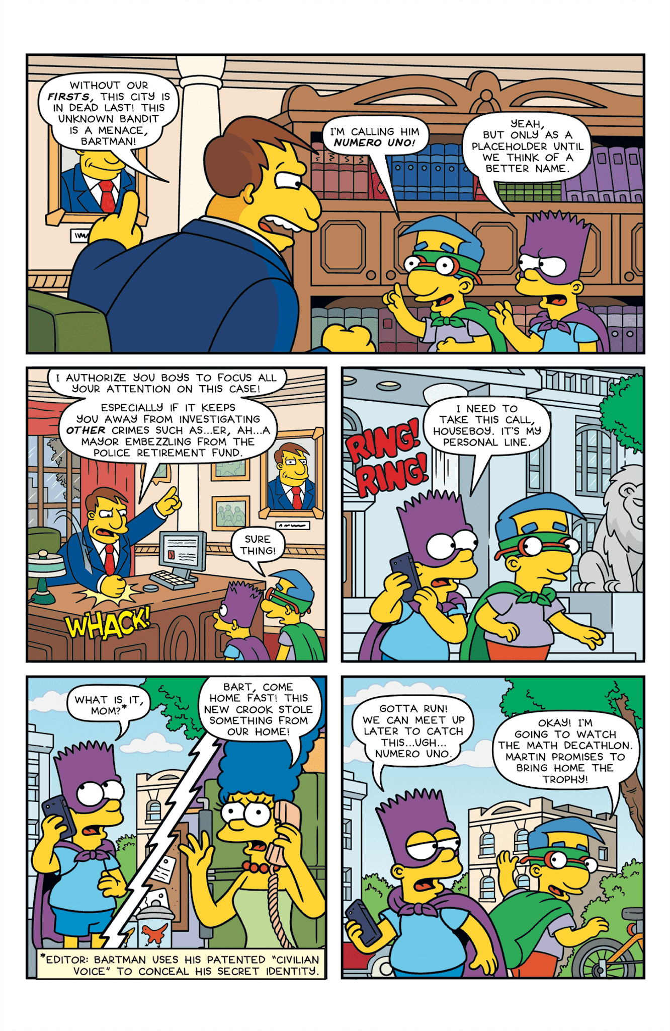 Read online Simpsons One-Shot Wonders: Bartman Spectacularly Super Secret Saga comic -  Issue #1 - 7