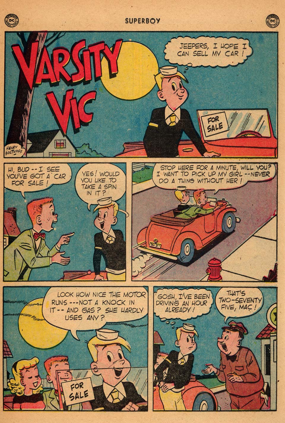 Read online Superboy (1949) comic -  Issue #5 - 26