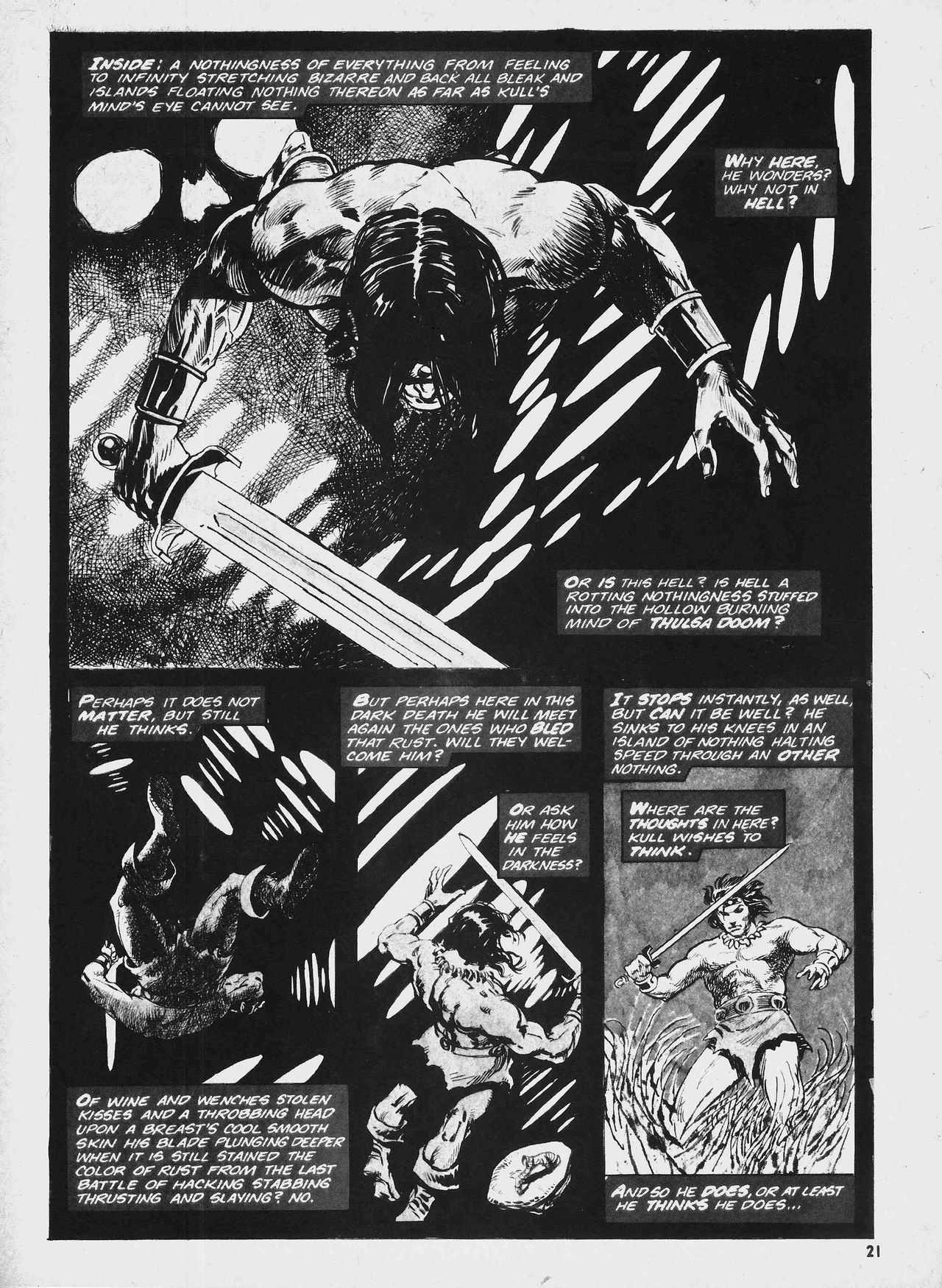 Read online Kull and the Barbarians comic -  Issue #3 - 21