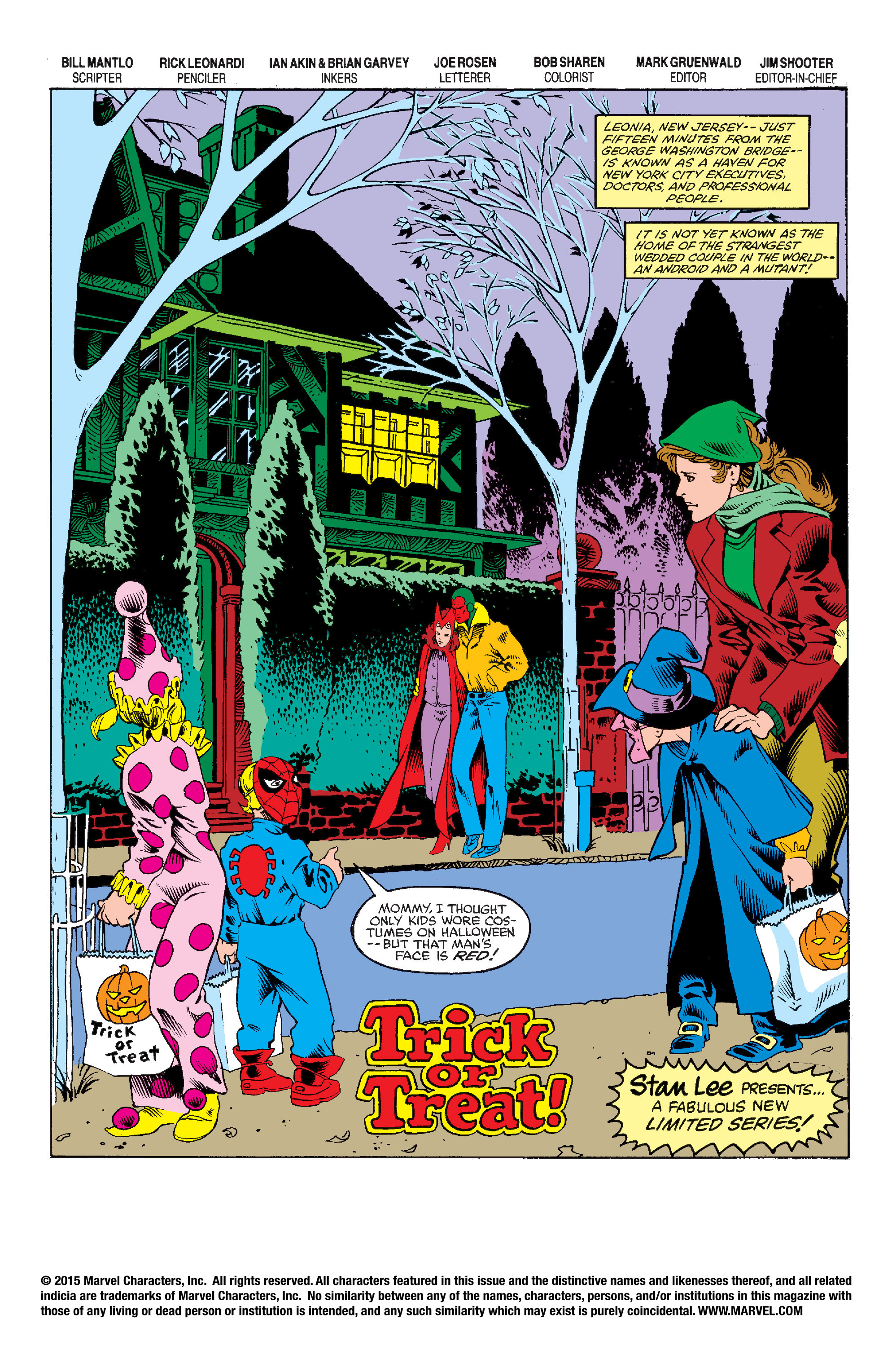 Read online The Vision and the Scarlet Witch (1982) comic -  Issue #1 - 2