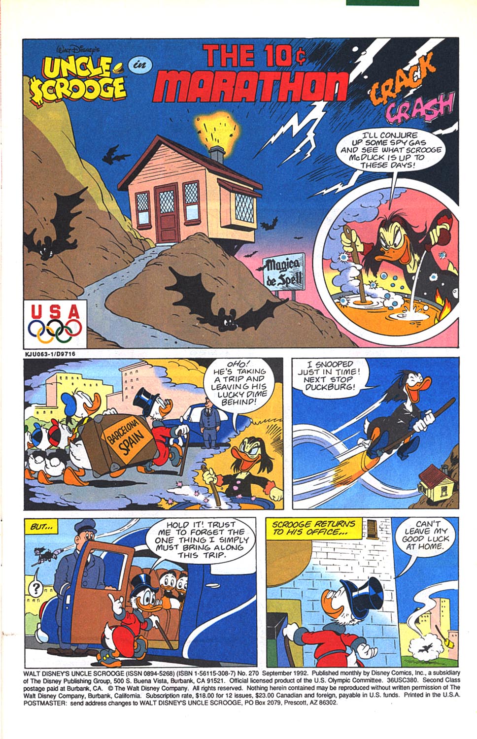Read online Uncle Scrooge (1953) comic -  Issue #270 - 2