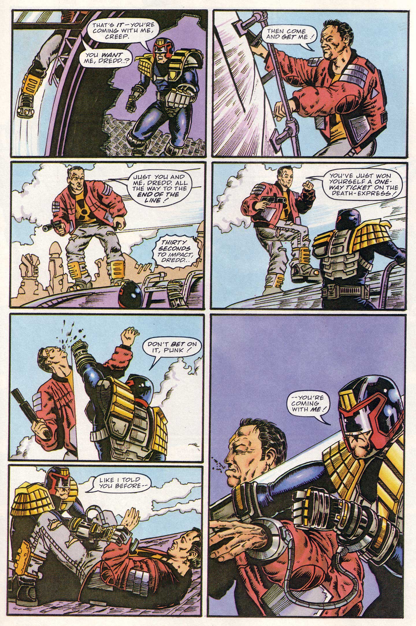 Read online Judge Dredd Lawman of the Future comic -  Issue #3 - 24