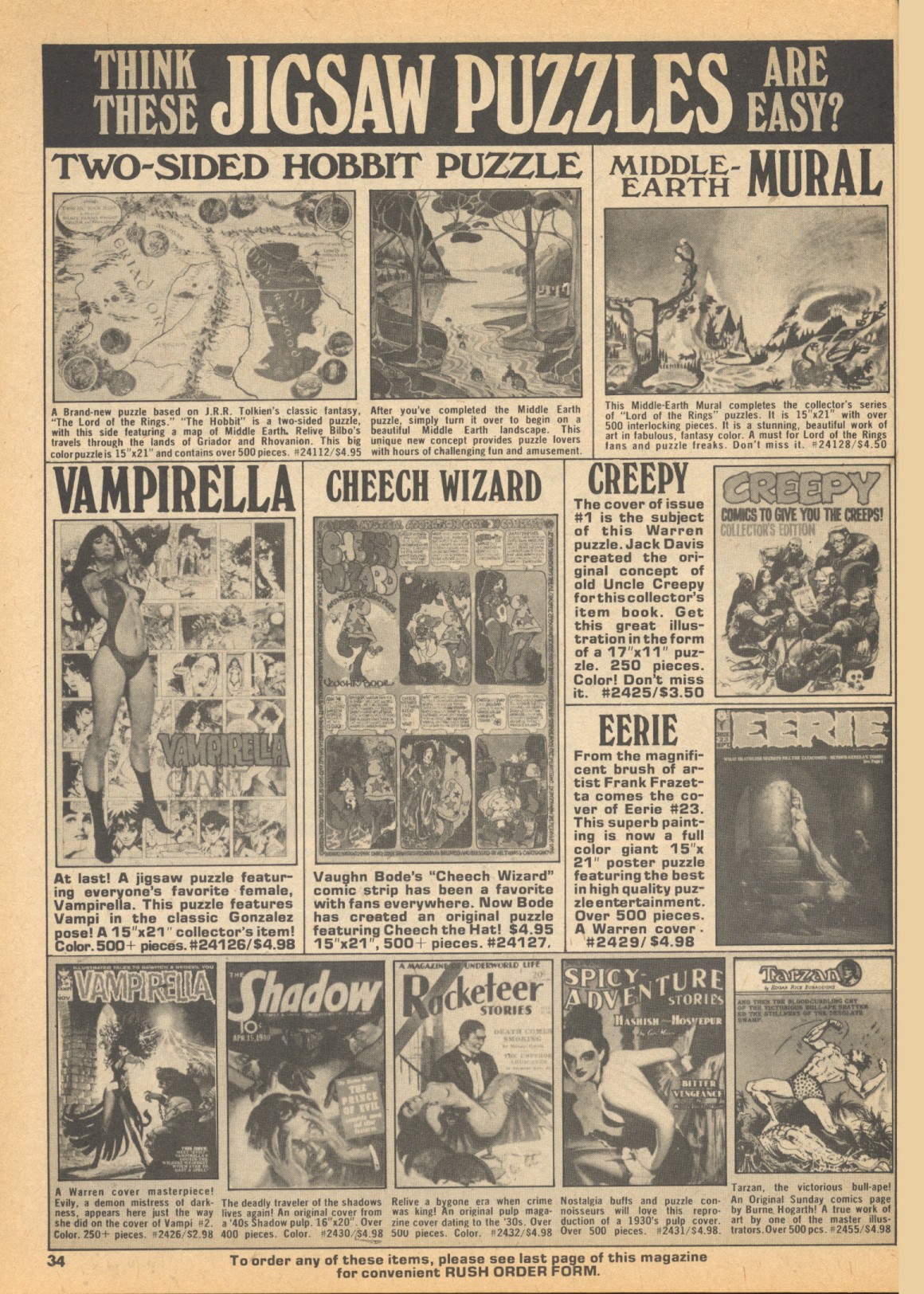 Read online Creepy (1964) comic -  Issue #73 - 34