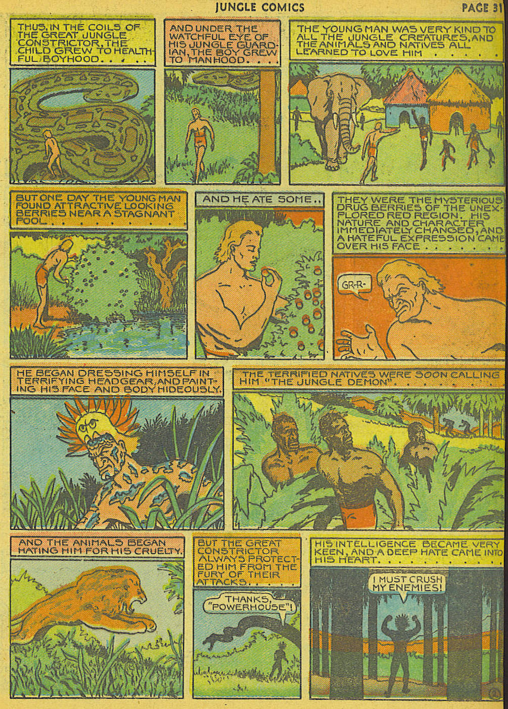Read online Jungle Comics comic -  Issue #6 - 33