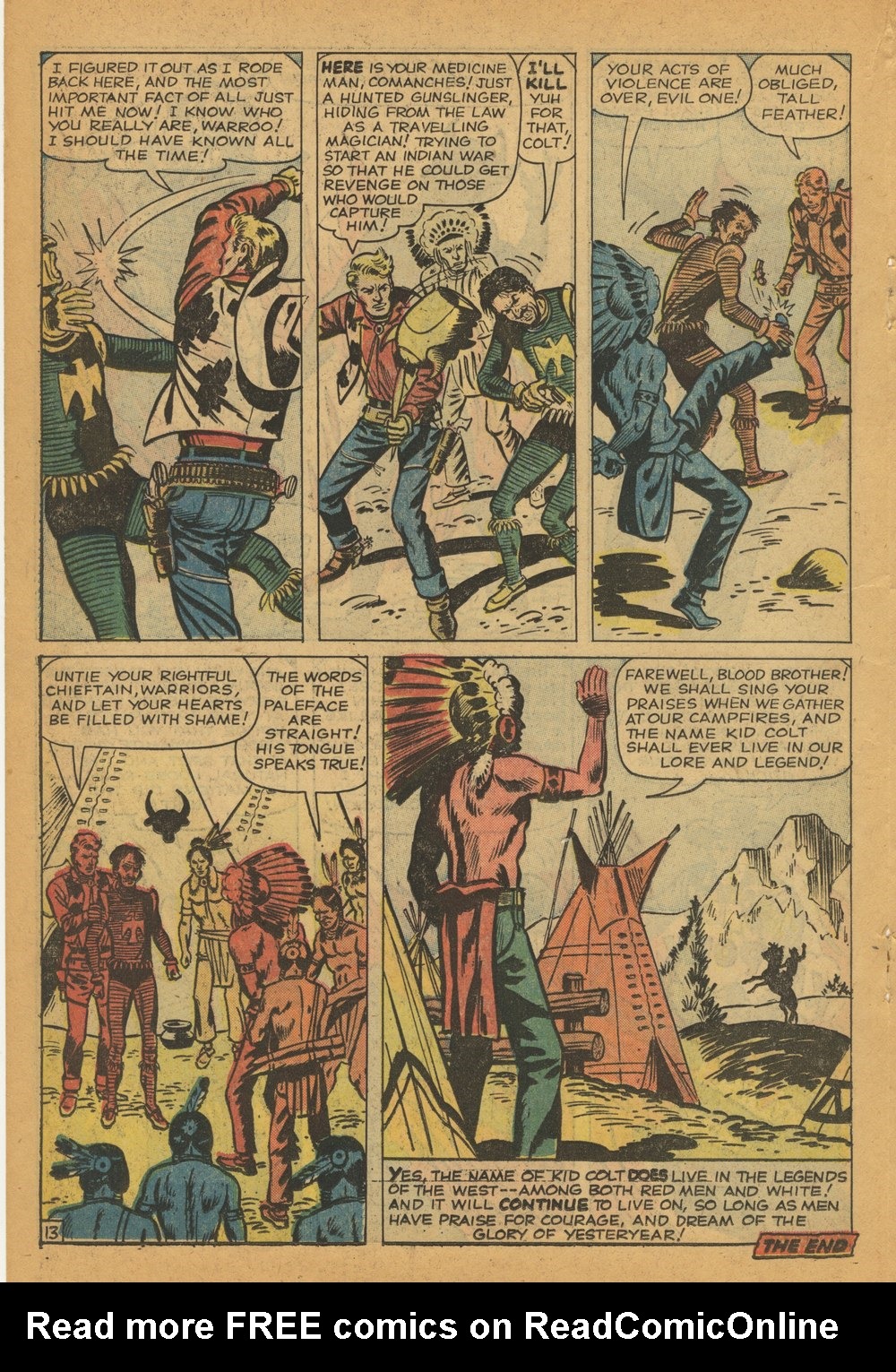 Read online Kid Colt Outlaw comic -  Issue #100 - 18