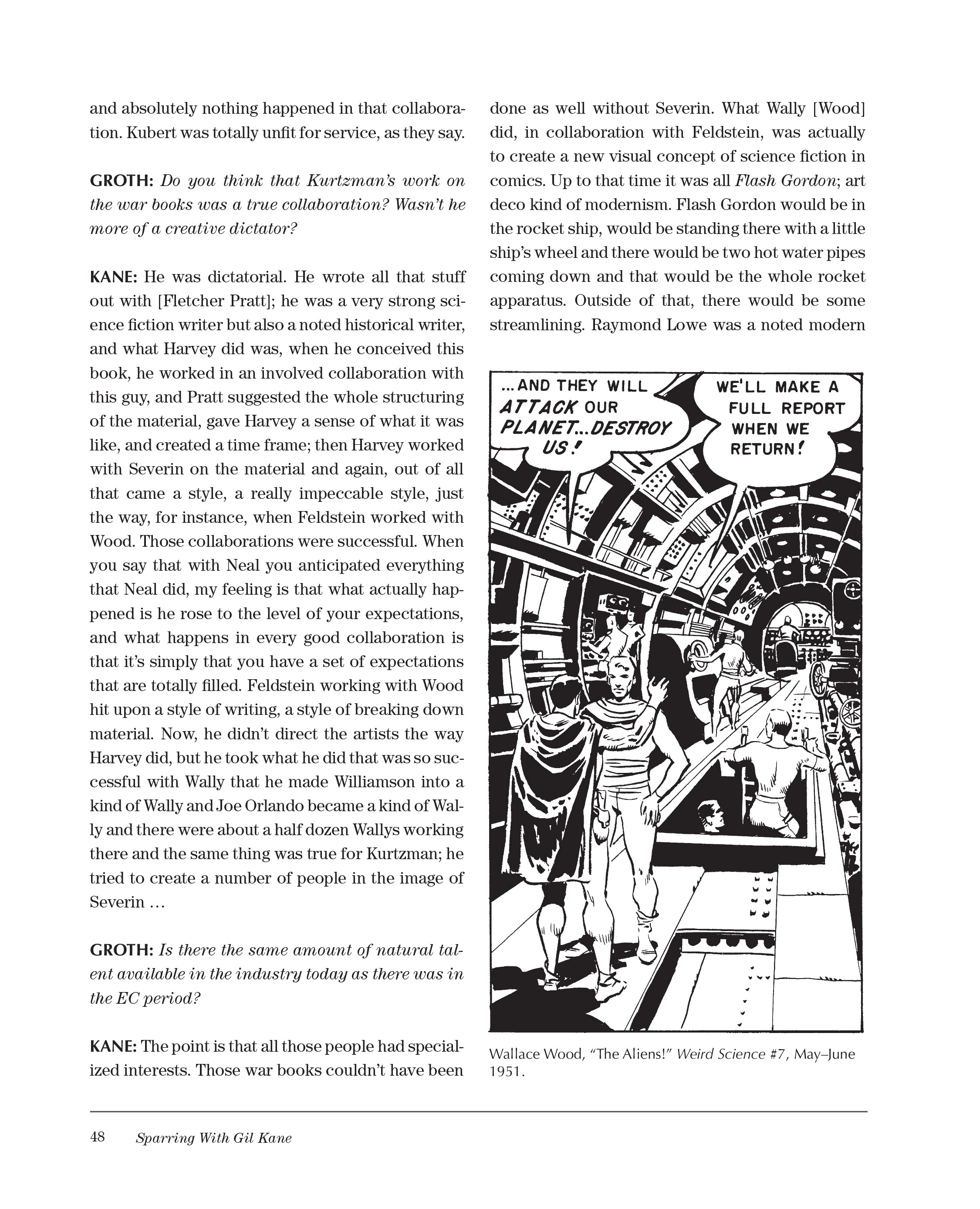 Read online Sparring With Gil Kane: Colloquies On Comic Art and Aesthetics comic -  Issue # TPB (Part 1) - 48