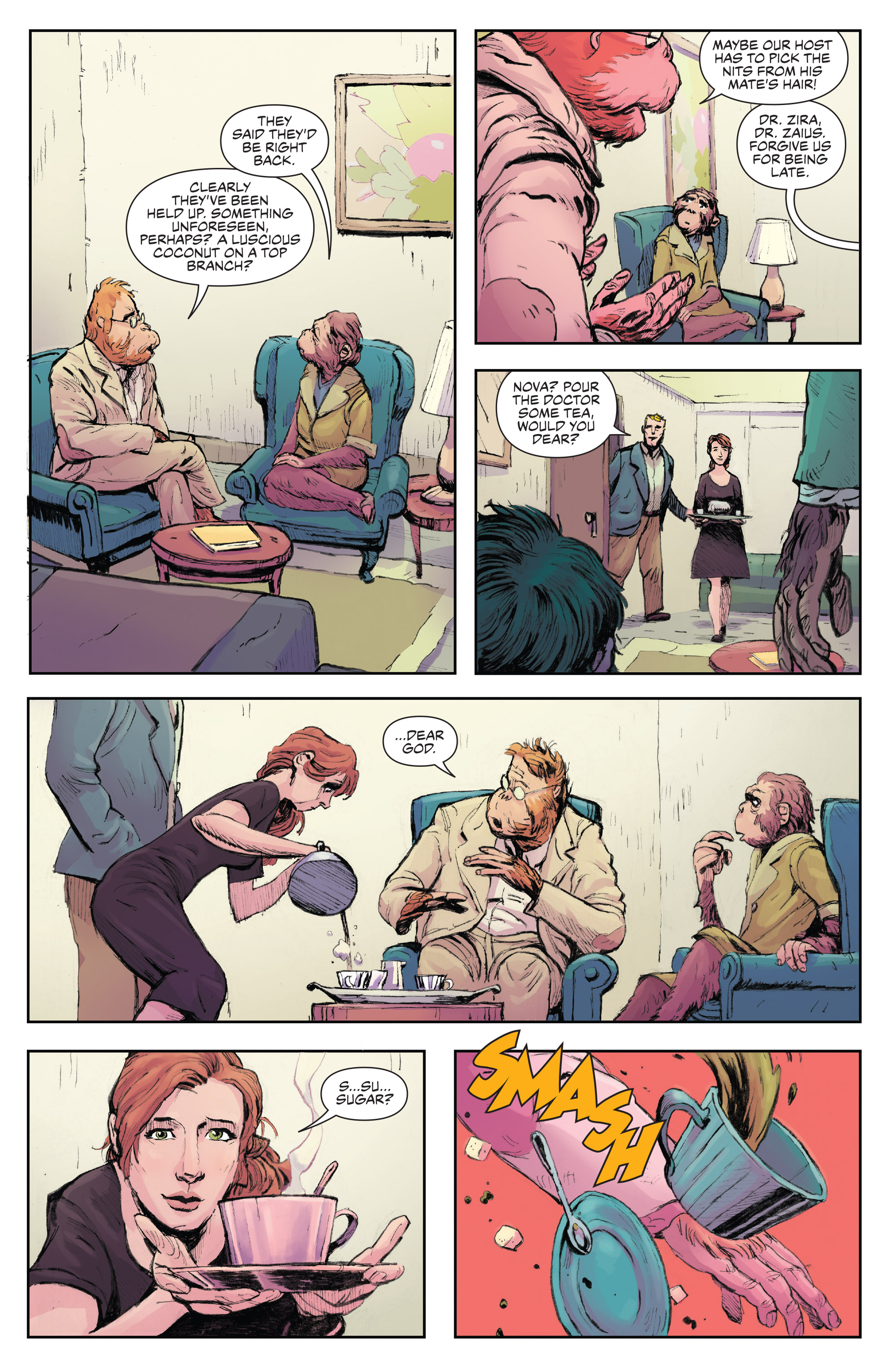 Read online Planet of the Apes Visionaries comic -  Issue # TPB - 94