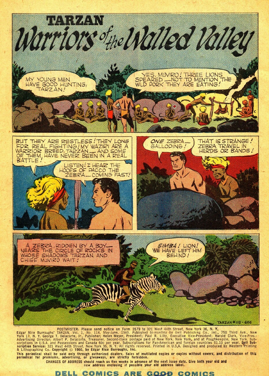 Read online Tarzan (1948) comic -  Issue #118 - 3