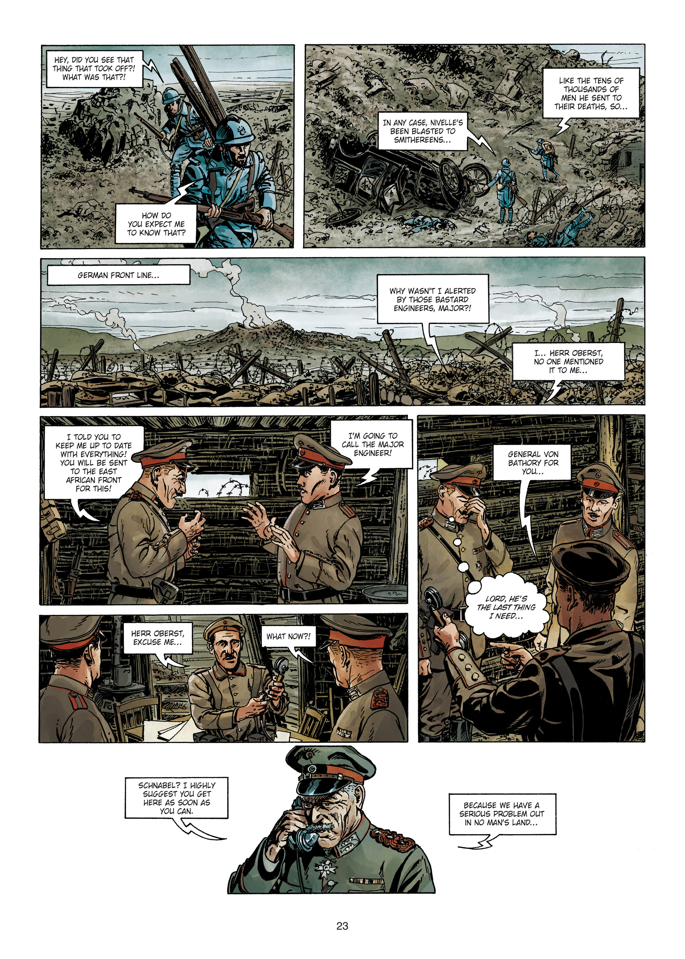 Read online War of the World War One Vol. 1: The Thing Below the Trenches comic -  Issue # Full - 23
