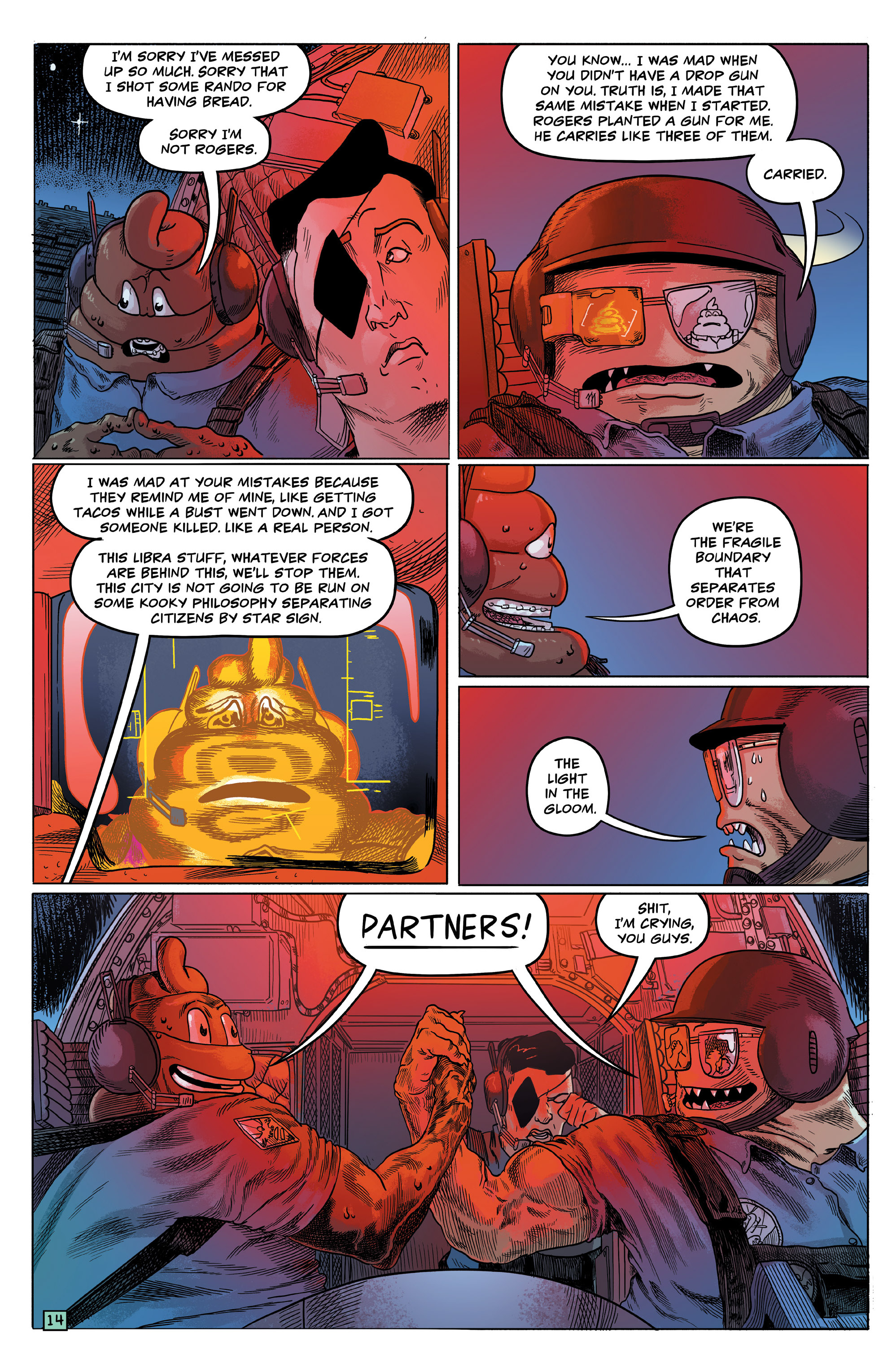 Read online Justice Warriors comic -  Issue #4 - 16