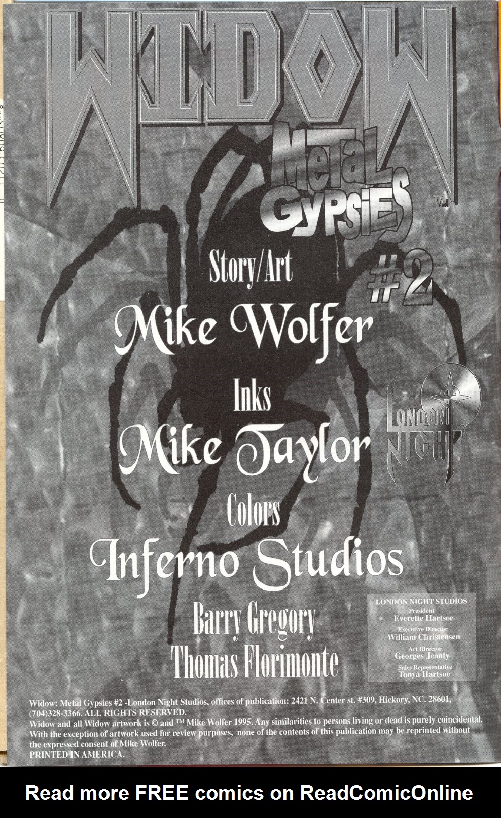 Read online Widow: Metal Gypsies comic -  Issue #2 - 2