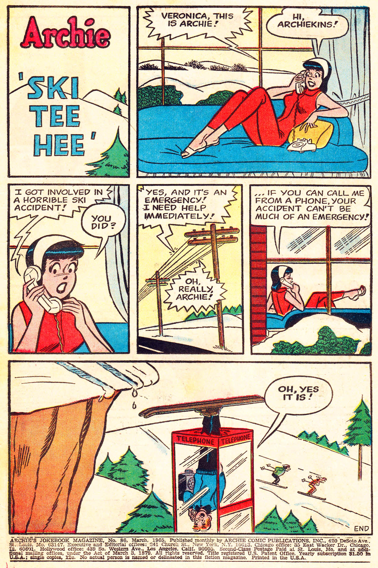Read online Archie's Joke Book Magazine comic -  Issue #86 - 3