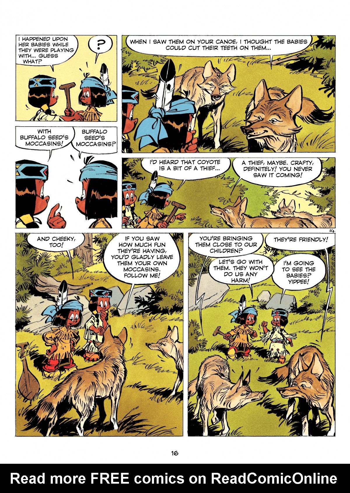 Read online Yakari comic -  Issue #9 - 16