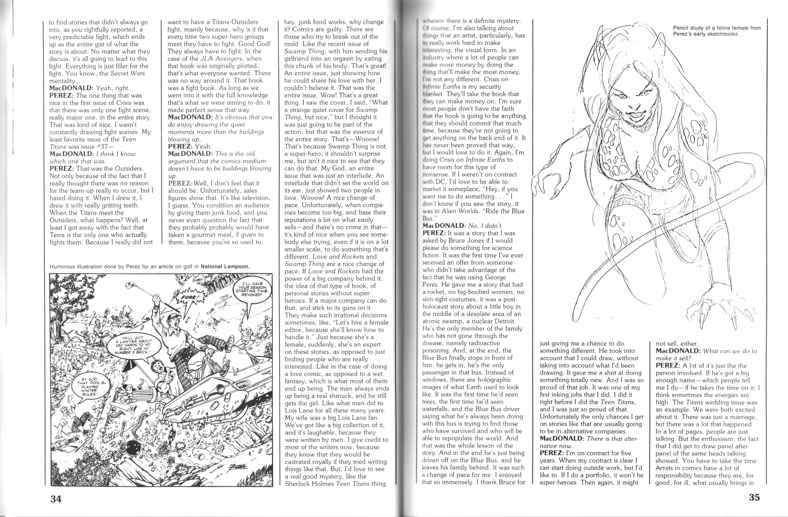 Read online Focus On George Perez comic -  Issue # Full - 18