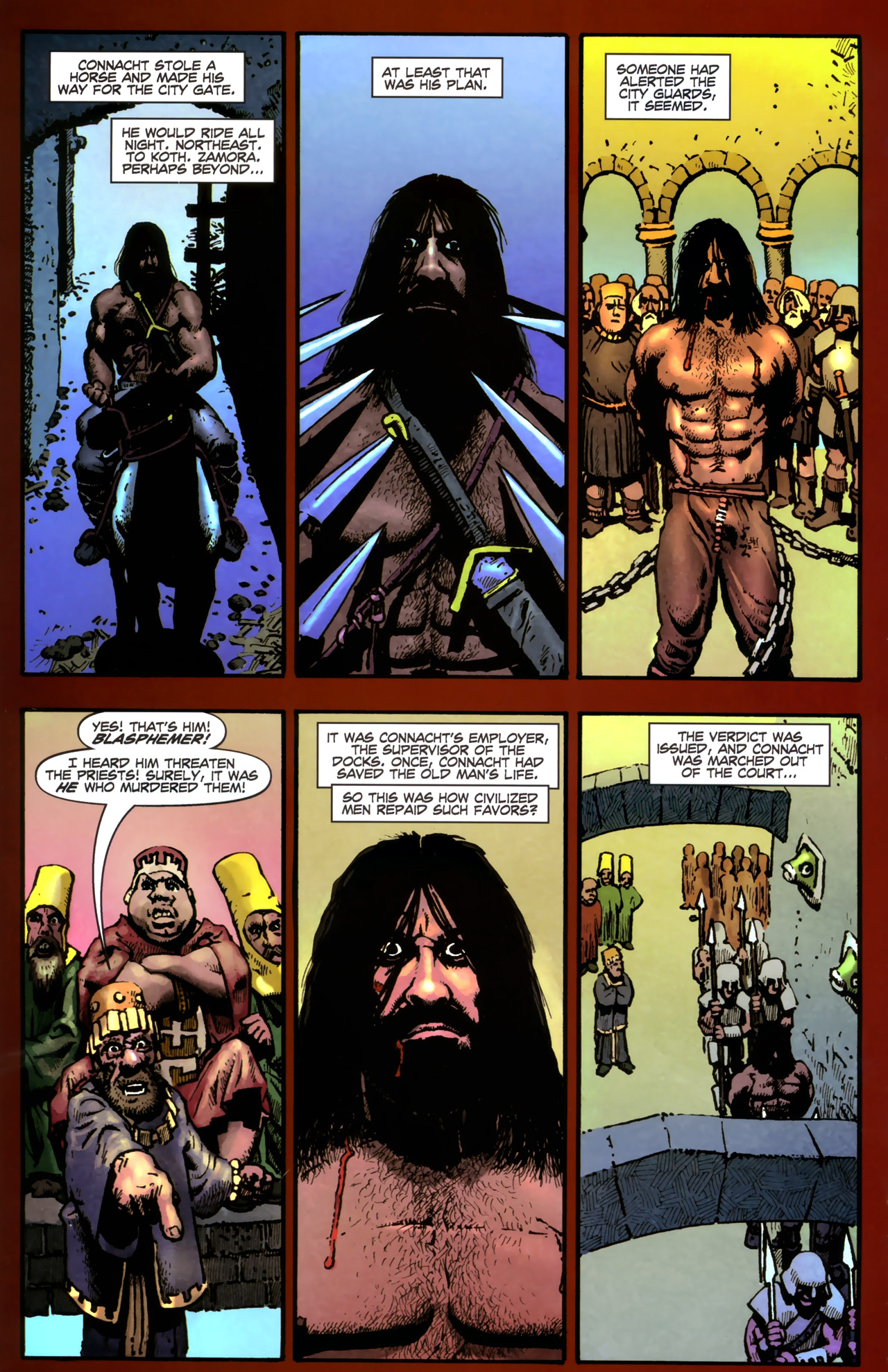 Read online Conan The Cimmerian comic -  Issue #4 - 22