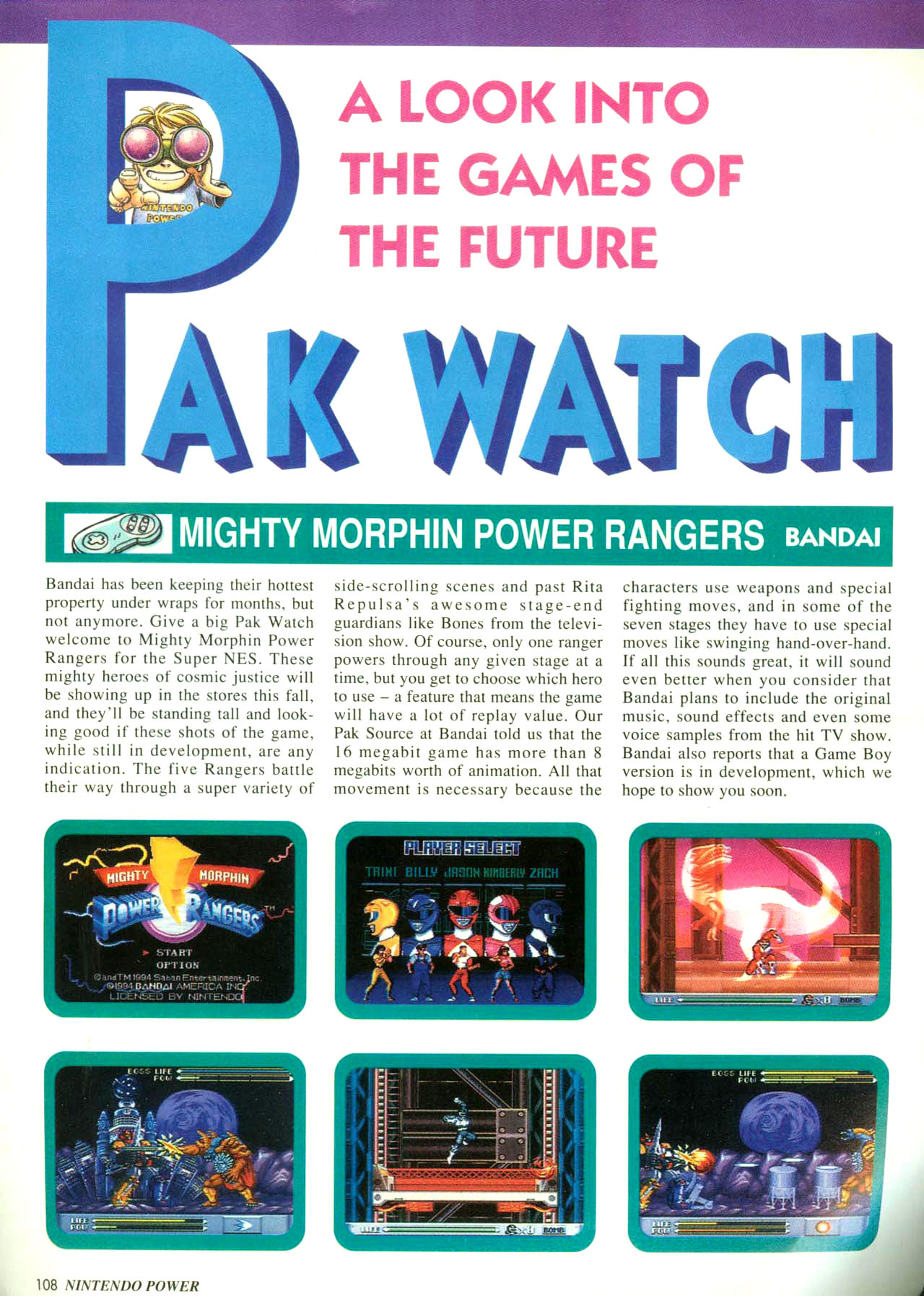 Read online Nintendo Power comic -  Issue #61 - 107