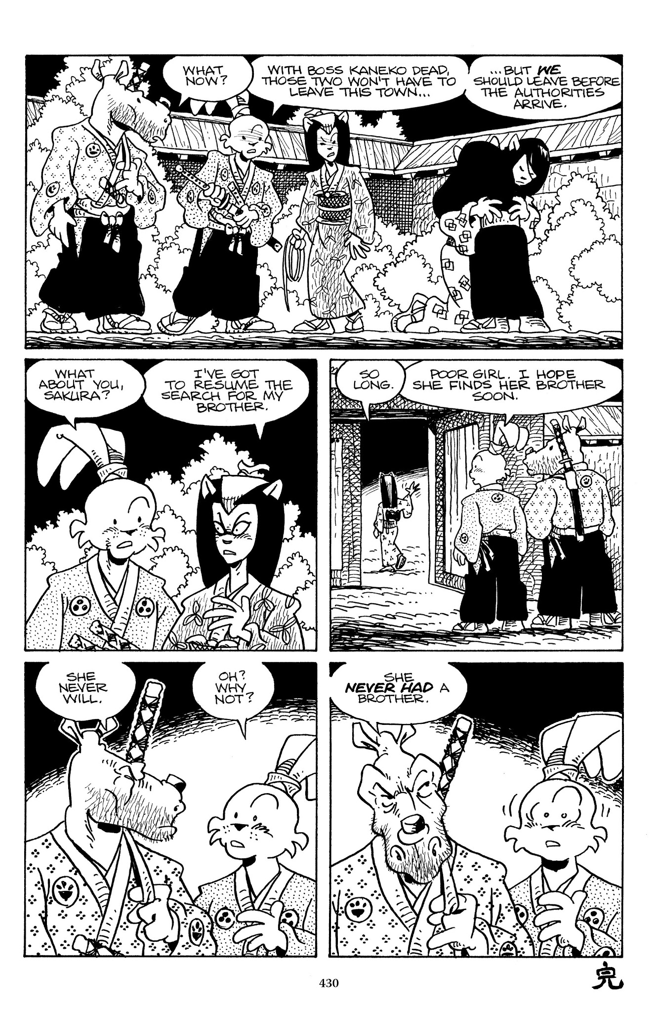 Read online The Usagi Yojimbo Saga comic -  Issue # TPB 6 - 428
