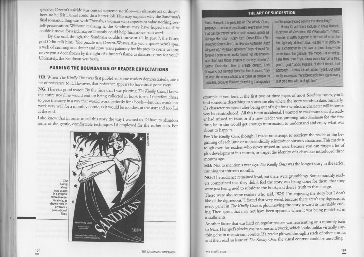 Read online The Sandman Companion comic -  Issue # TPB - 110