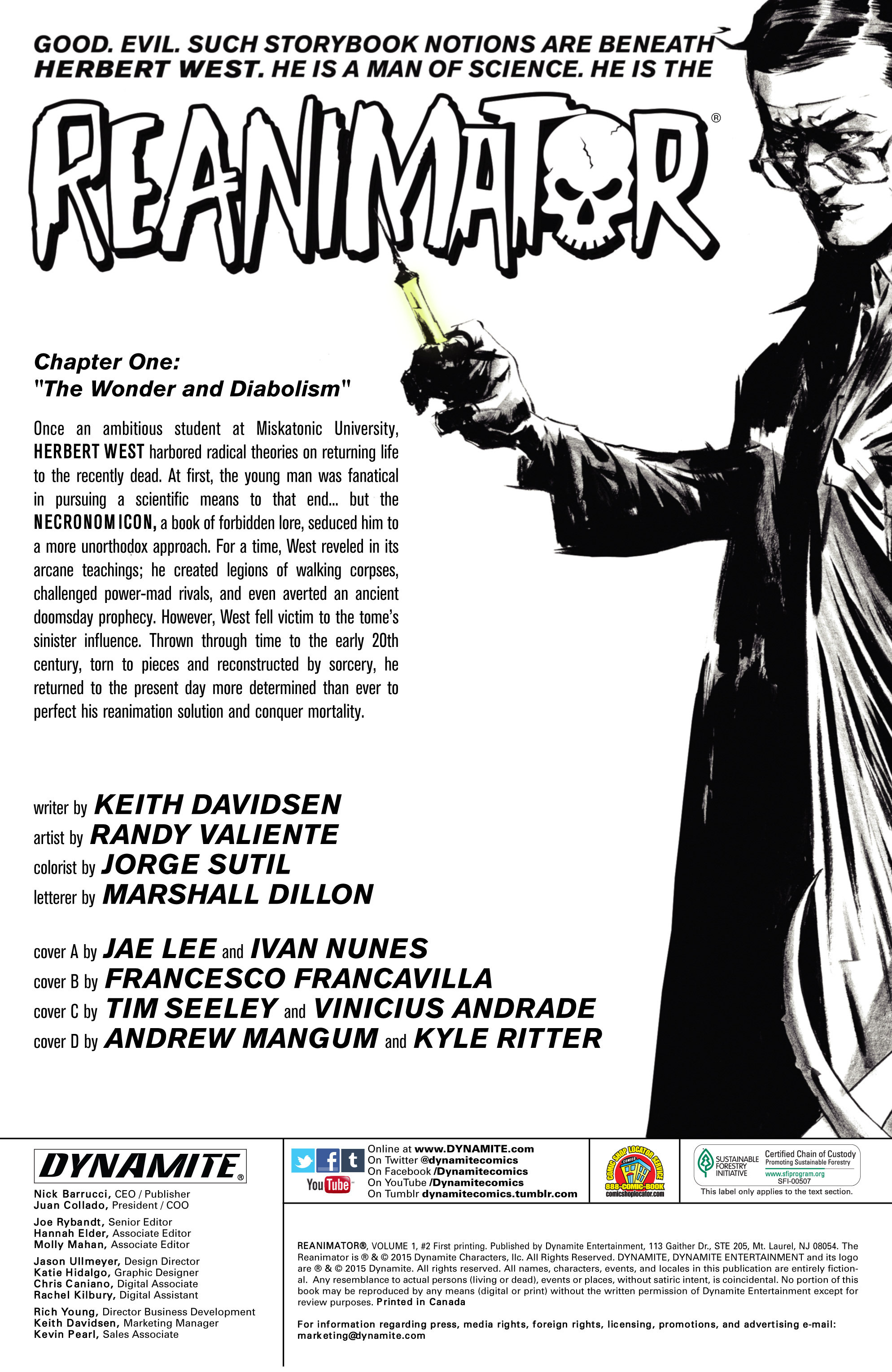 Read online Reanimator comic -  Issue #1 - 5