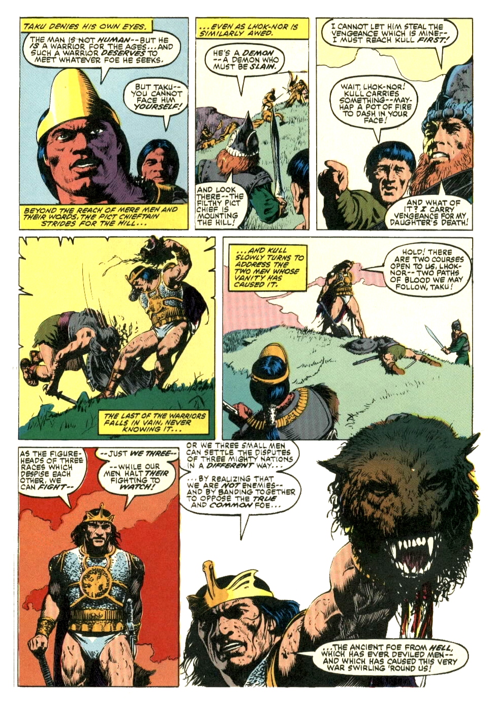 Read online Kull The Conqueror (1982) comic -  Issue #2 - 37