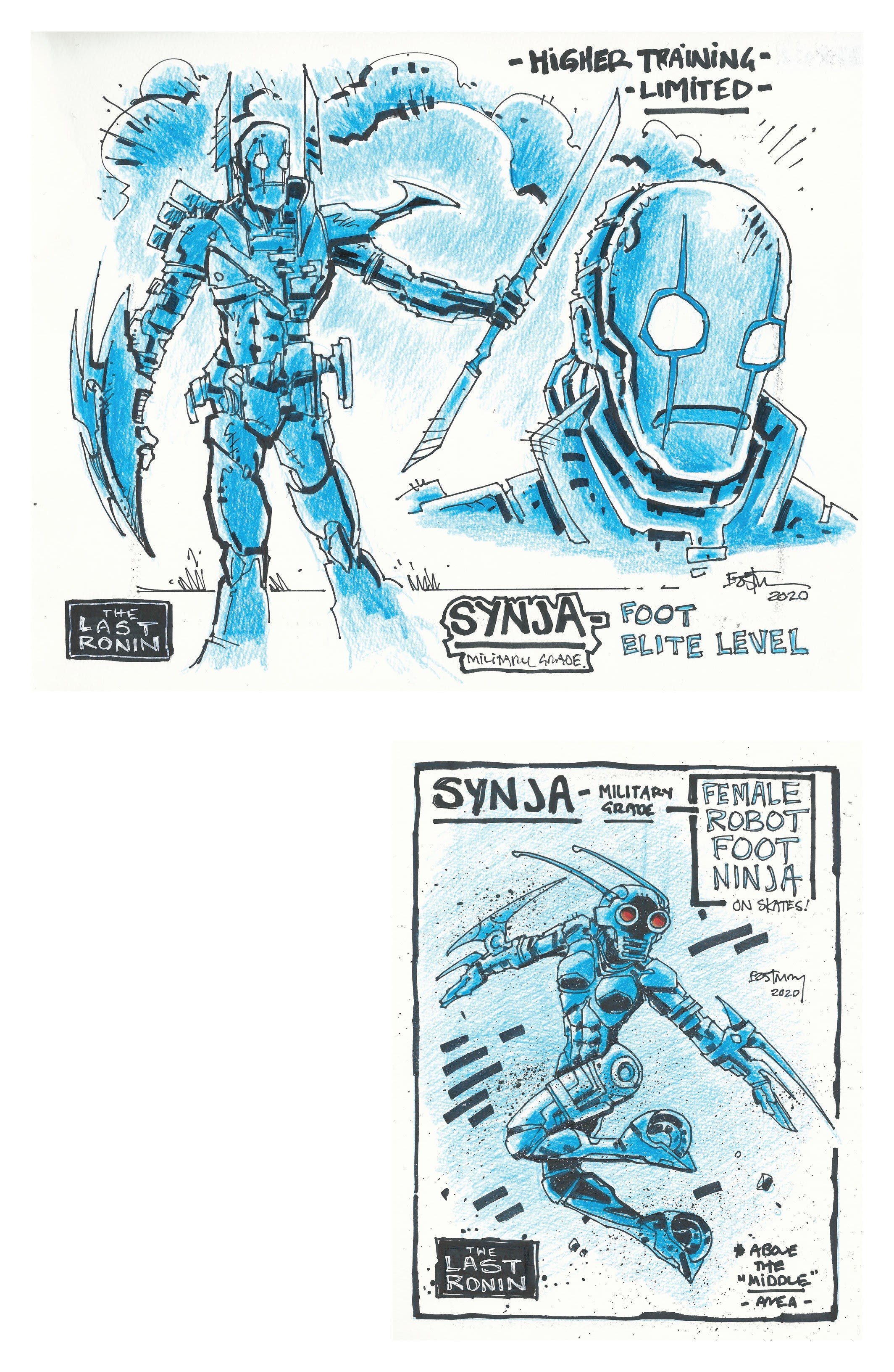 Read online Teenage Mutant Ninja Turtles: The Last Ronin Design Archive comic -  Issue # Full - 12