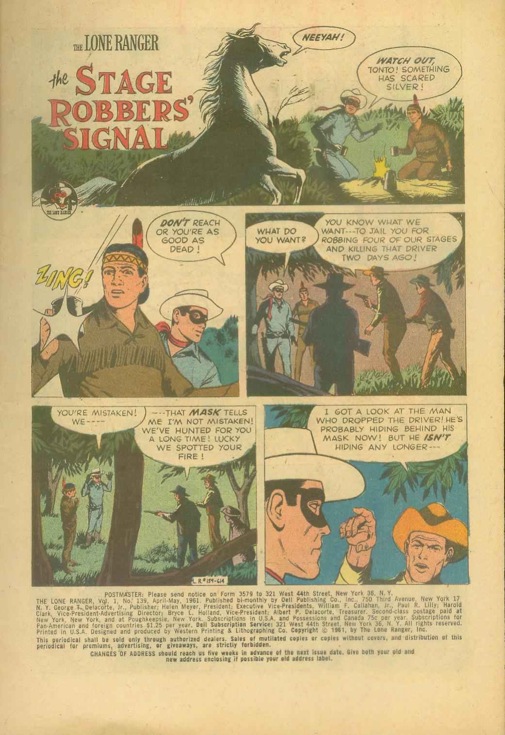 Read online The Lone Ranger (1948) comic -  Issue #139 - 3