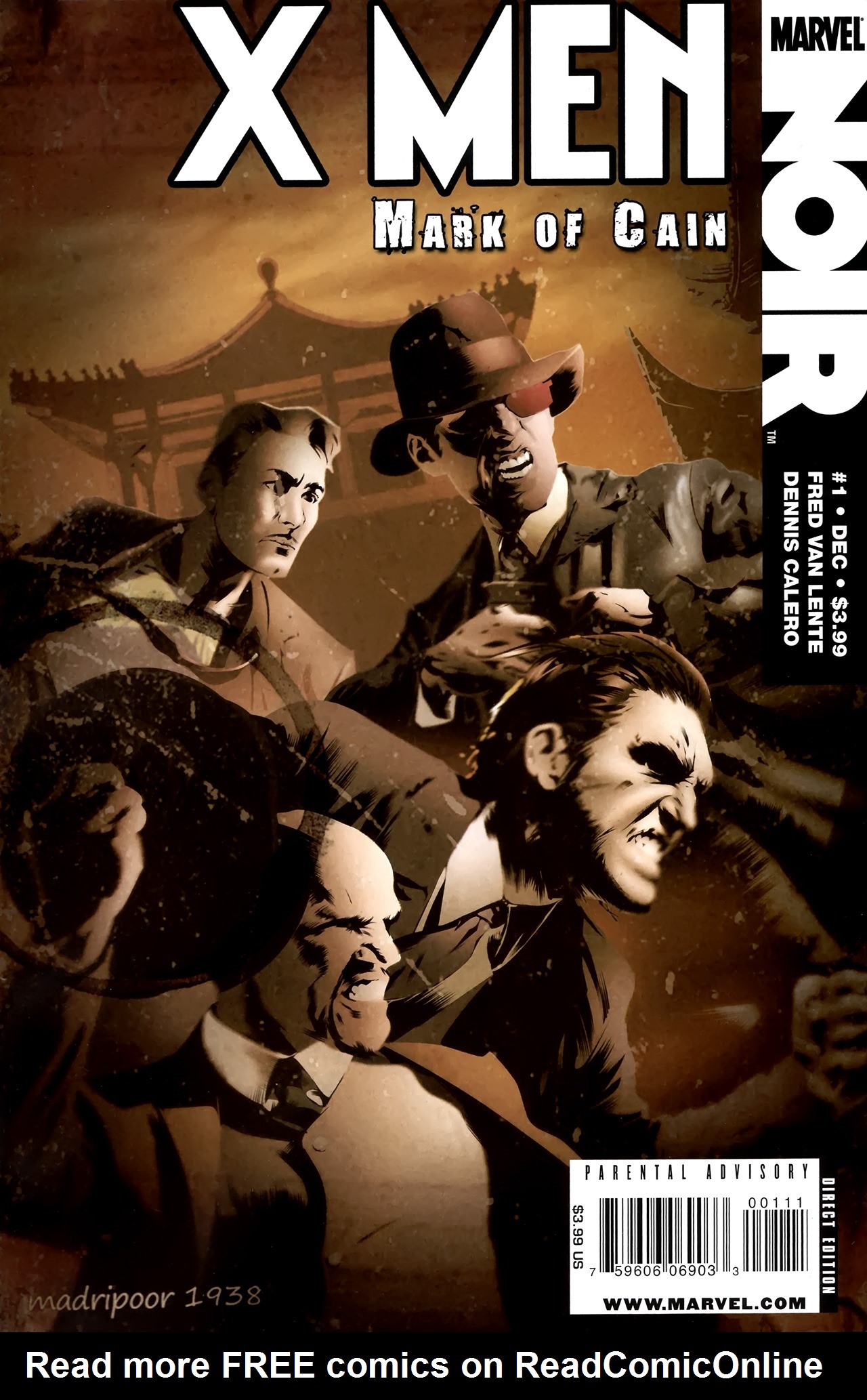 Read online X-Men Noir: Mark of Cain comic -  Issue #1 - 1