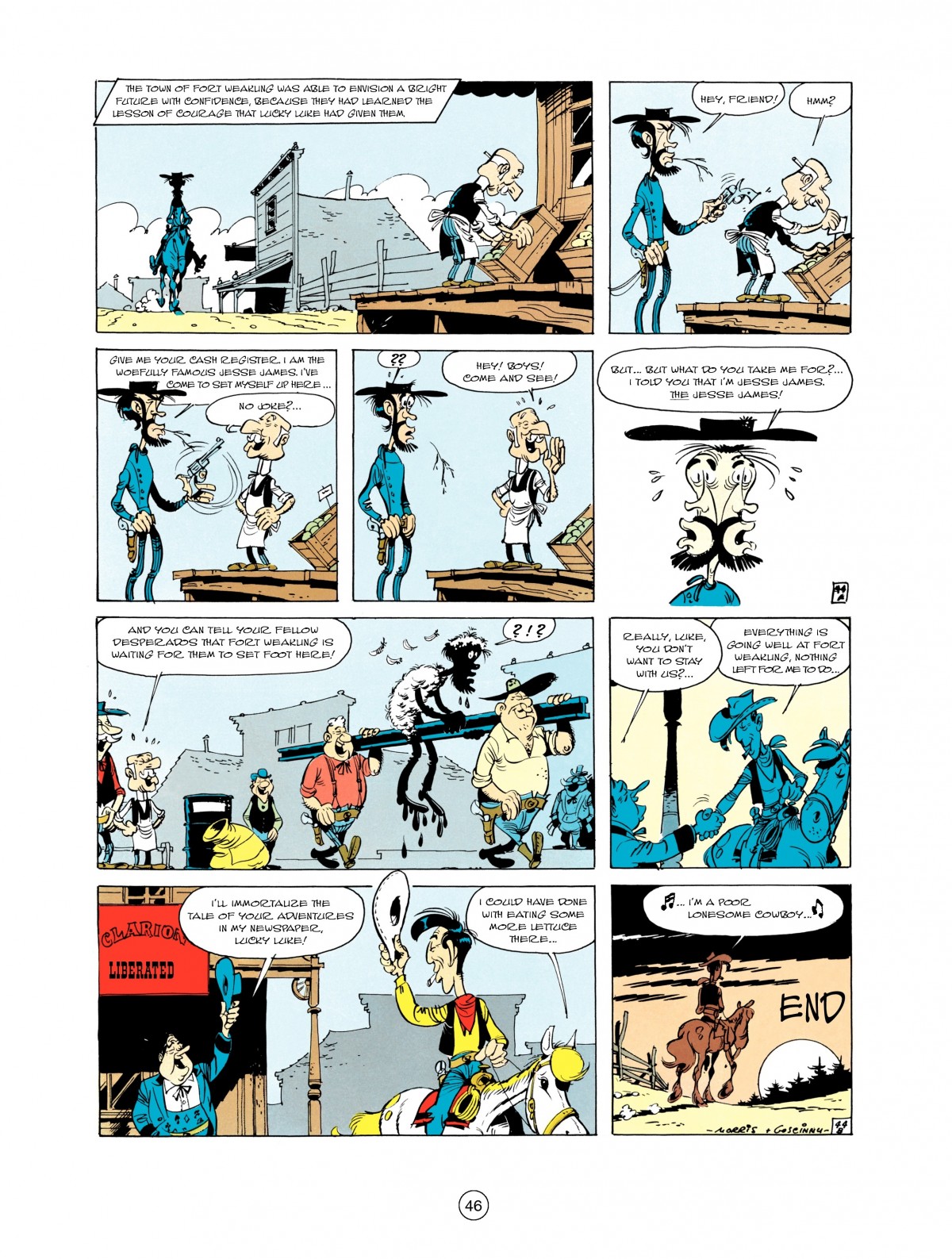 Read online A Lucky Luke Adventure comic -  Issue #1 - 48