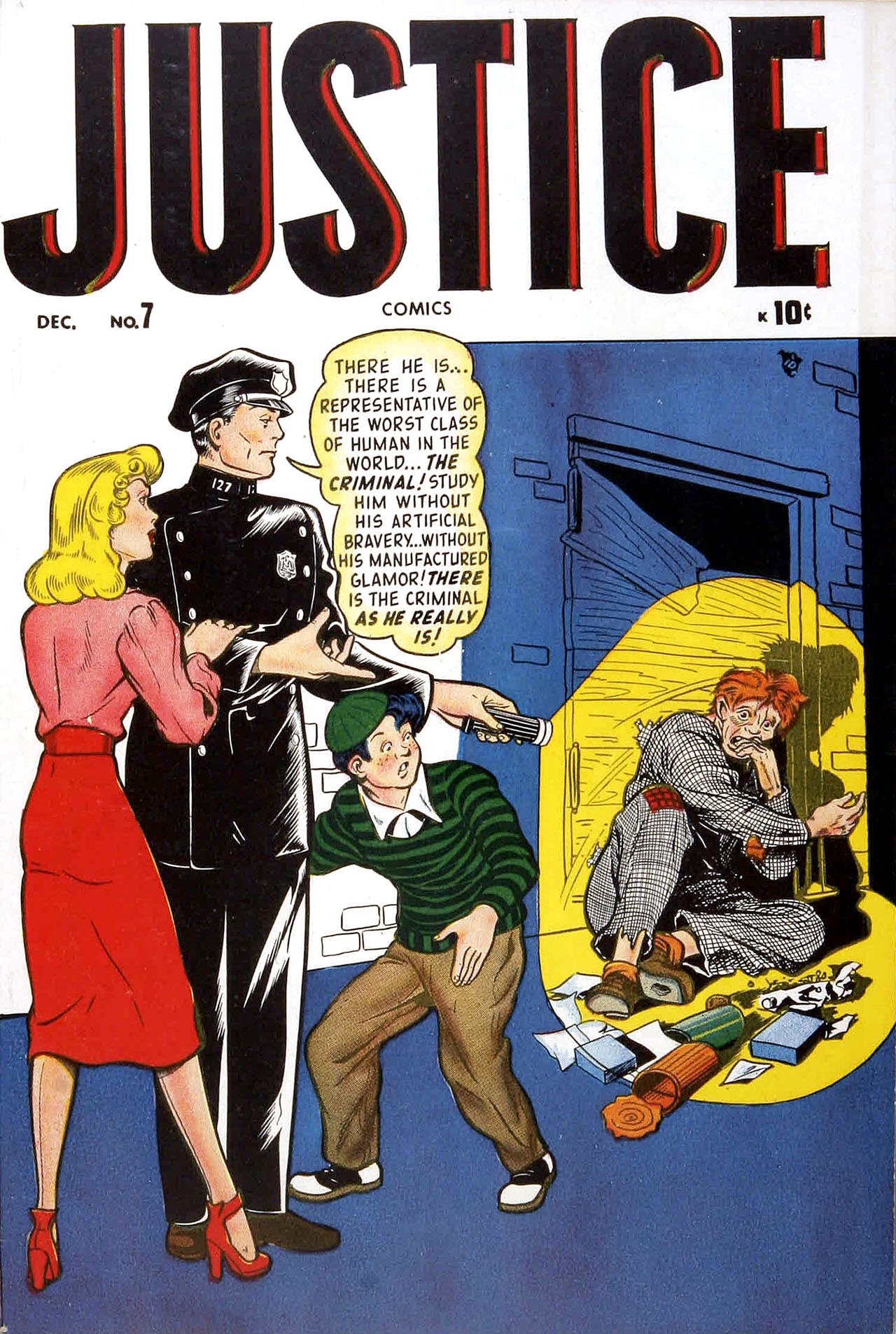 Read online Justice Comics (1948) comic -  Issue #7 - 1