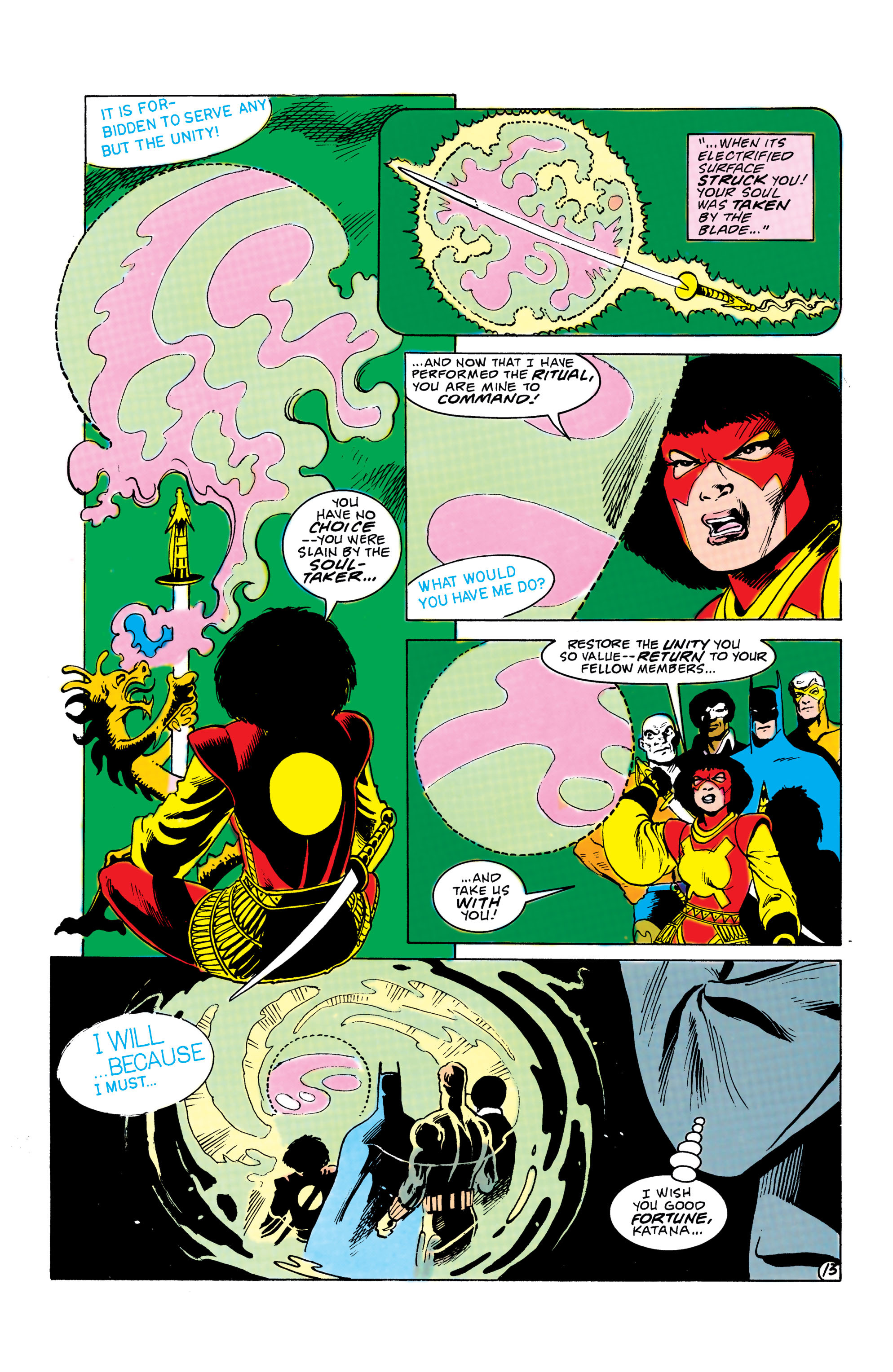 Read online Batman and the Outsiders (1983) comic -  Issue #23 - 13