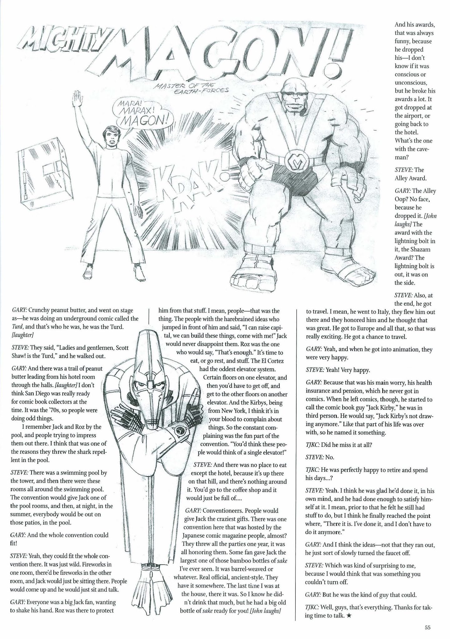 Read online The Jack Kirby Collector comic -  Issue #43 - 57