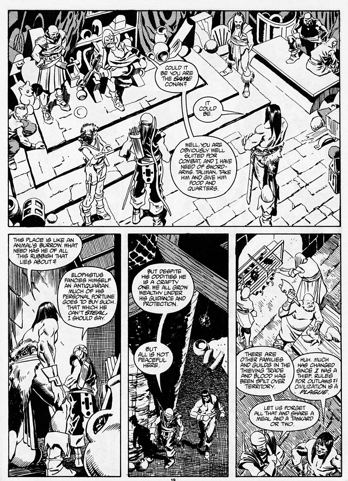 Read online The Savage Sword Of Conan comic -  Issue #186 - 21